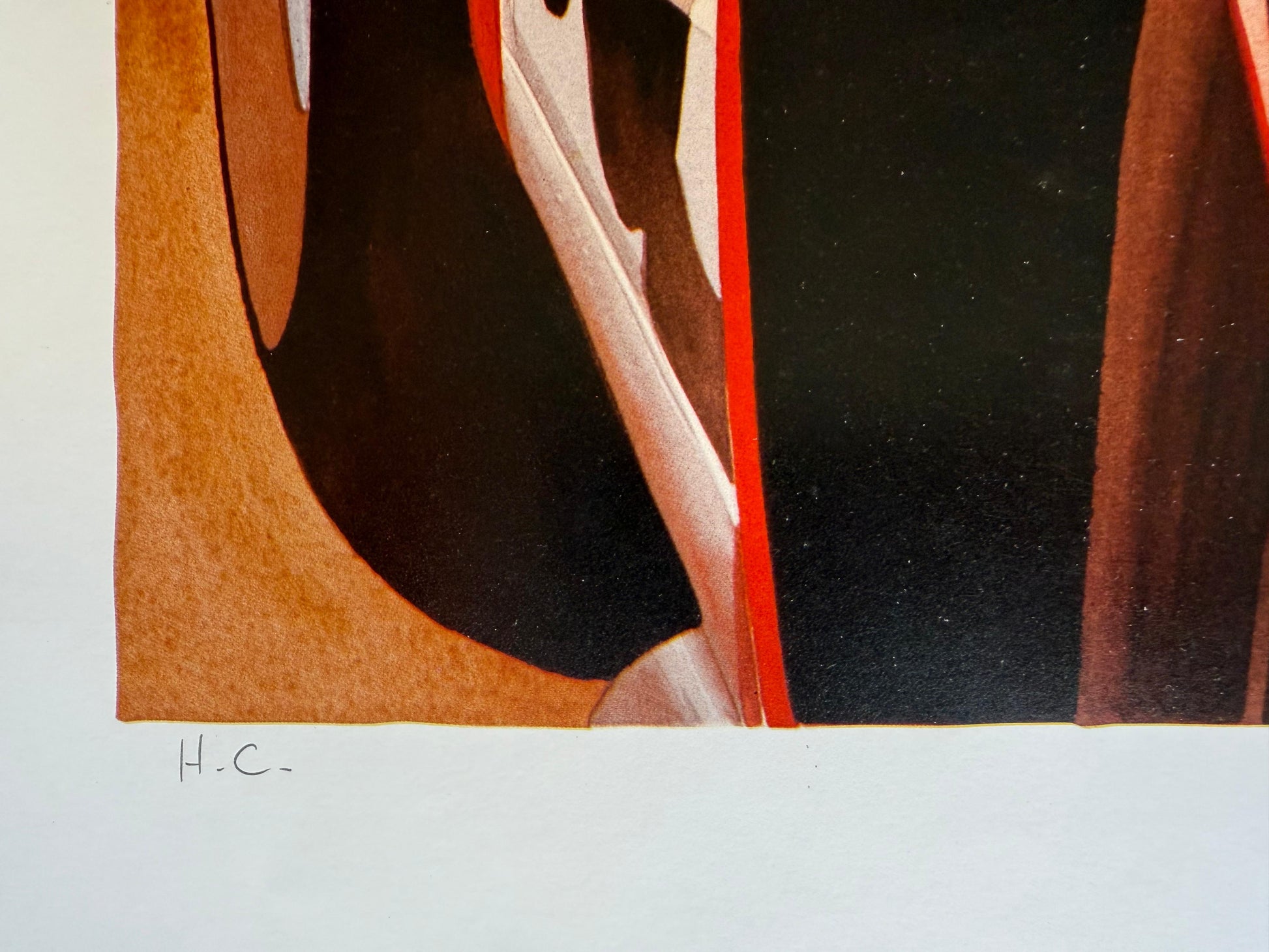 ALAIN MIRGALET FERRARI 250 TESTA ROSSA POSTER VINTAGE 60x80