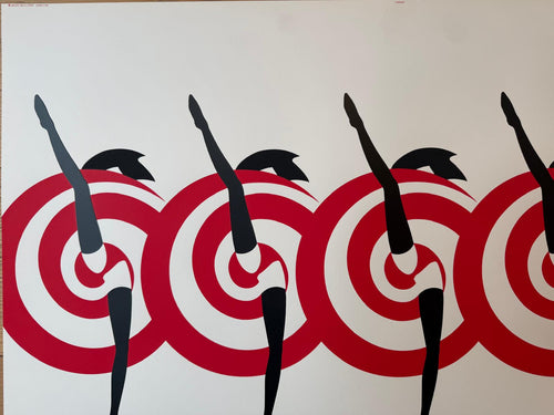 AMLETO DALLA COSTA BALLERINE DEL CAN CAN POSTER VINTAGE 90x60