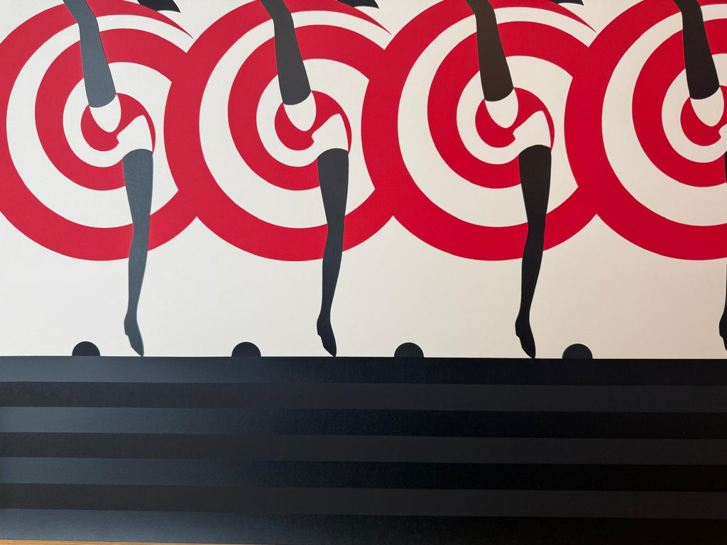 AMLETO DALLA COSTA BALLERINE DEL CAN CAN POSTER VINTAGE 90x60