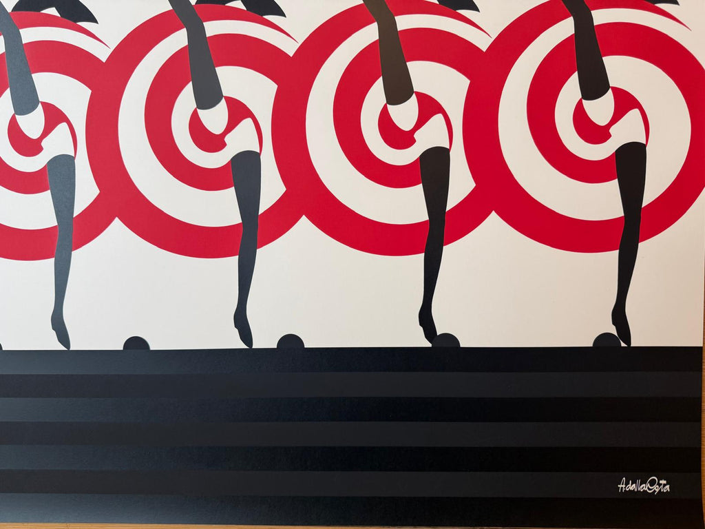 AMLETO DALLA COSTA BALLERINE DEL CAN CAN POSTER VINTAGE 90x60