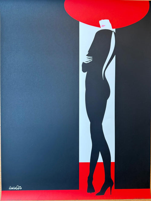 AMLETO DALLA COSTA CAPPELLO ROSSO POSTER VINTAGE 50x70