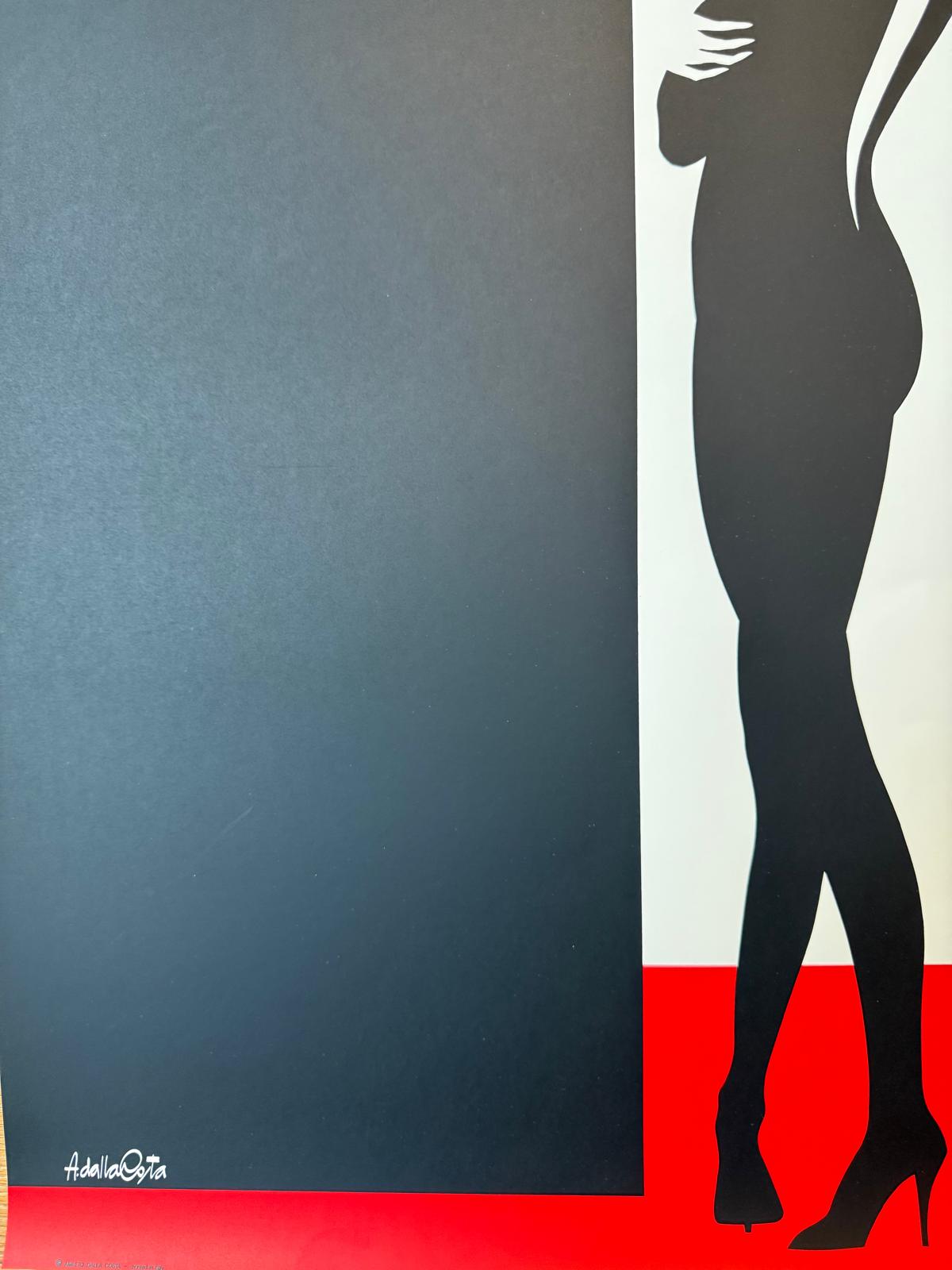 AMLETO DALLA COSTA CAPPELLO ROSSO POSTER VINTAGE 50x70