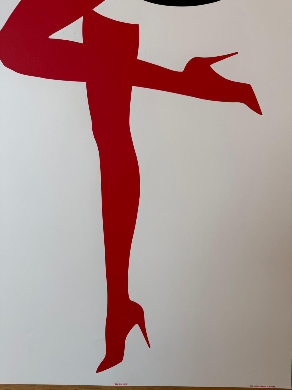 AMLETO DALLA COSTA GAMBE ROSSE POSTER VINTAGE 50x70