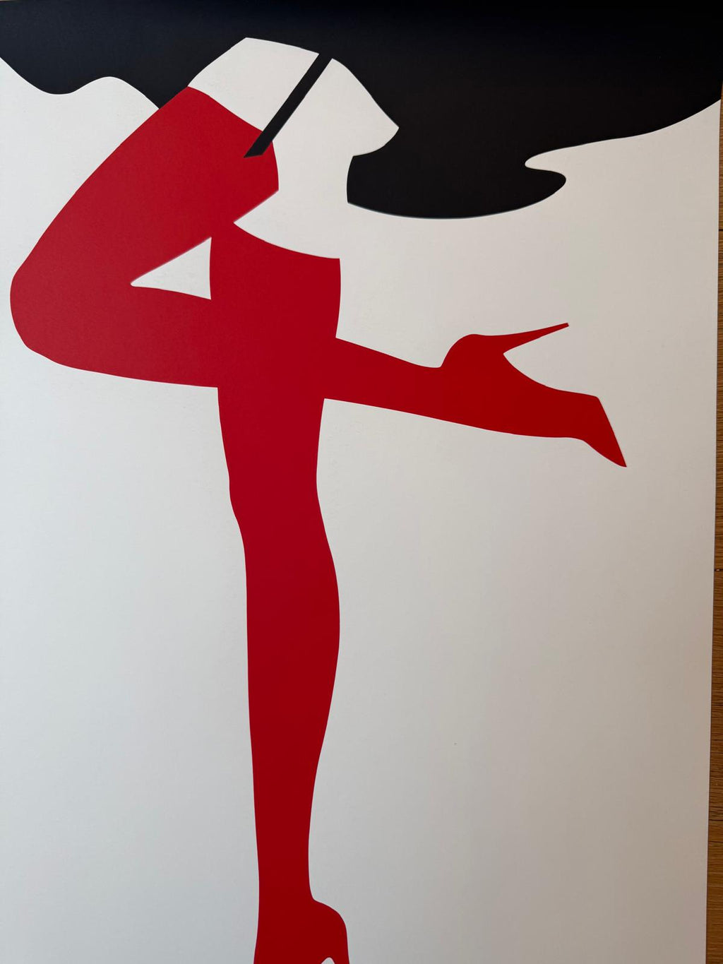 AMLETO DALLA COSTA GAMBE ROSSE POSTER VINTAGE 50x70