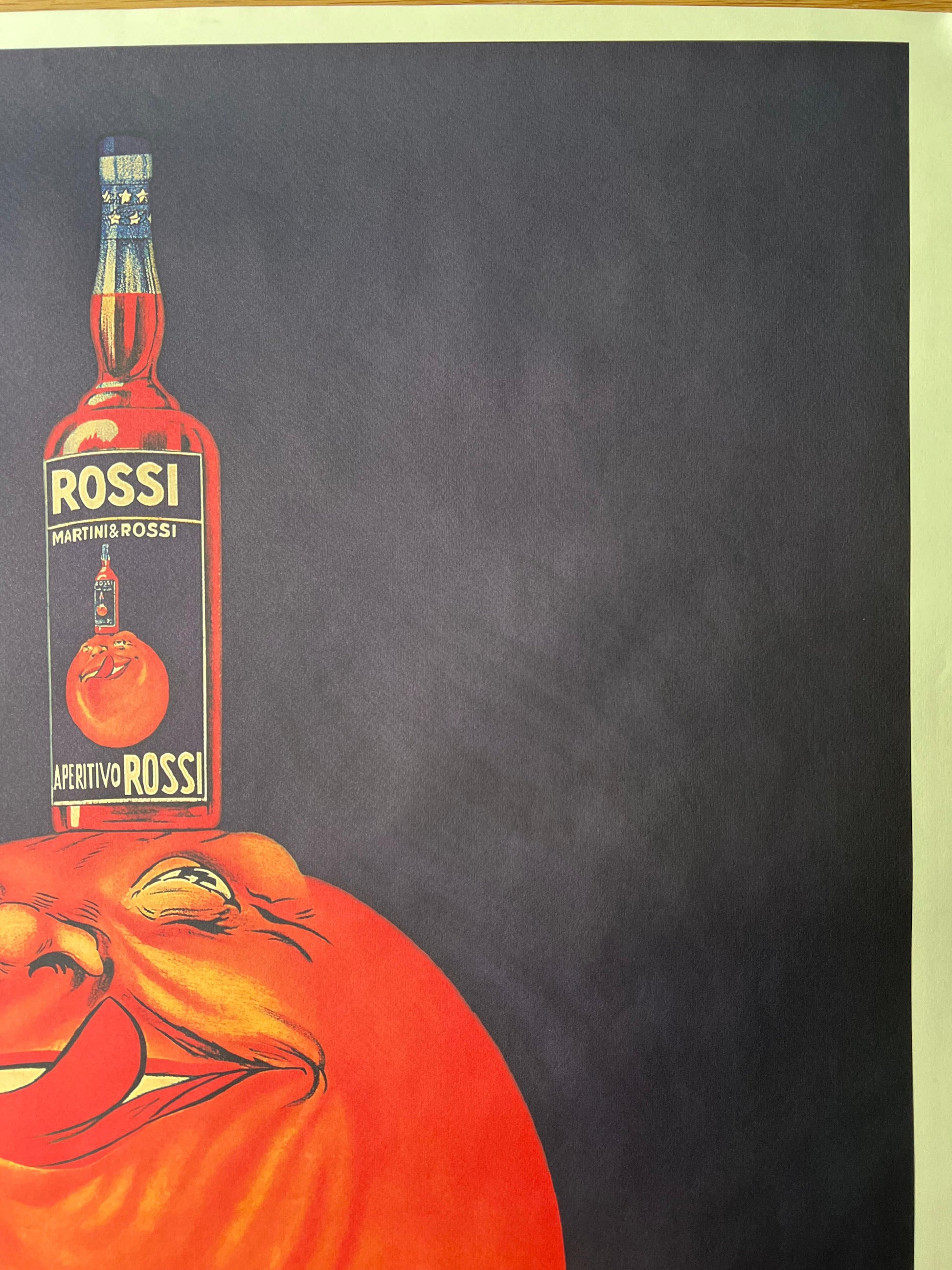 ANONIMO APERITIVO ROSSI POSTER VINTAGE 70x100