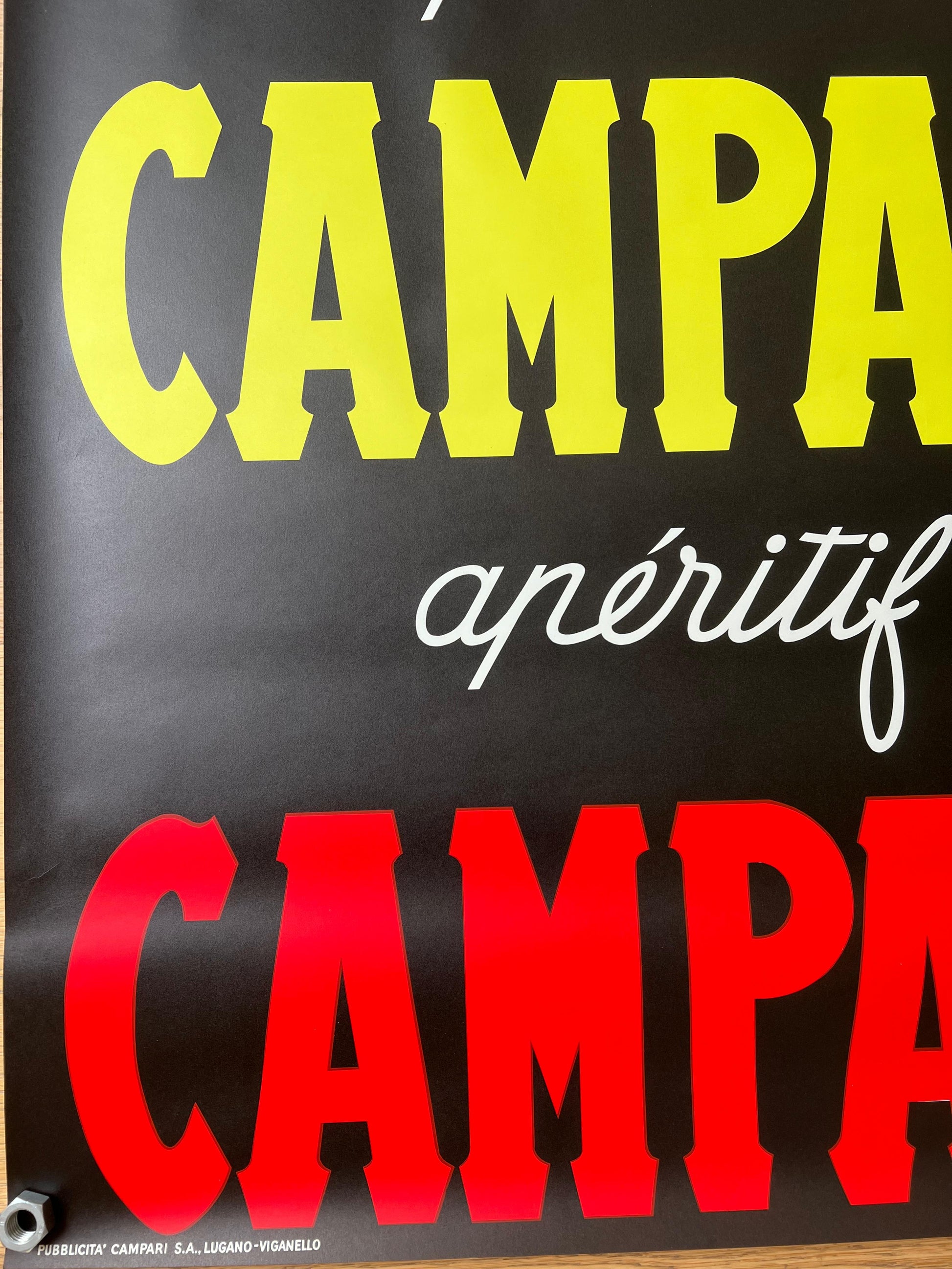 ANONIMO CAMPARI TRUB POSTER VINTAGE 90x128