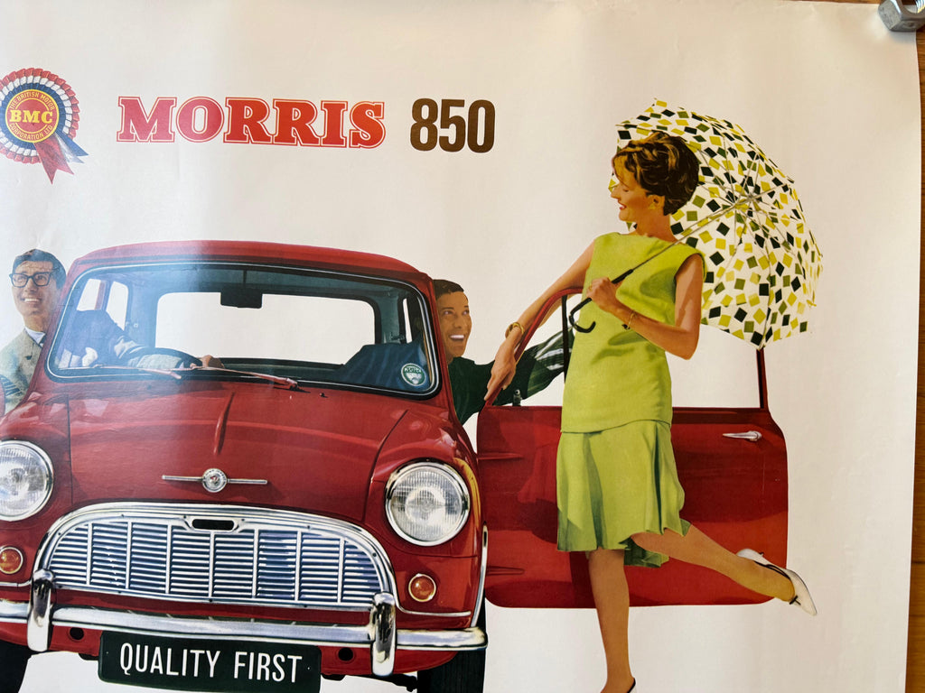 AUTO MORRIS 850 POSTER VINTAGE 70x50