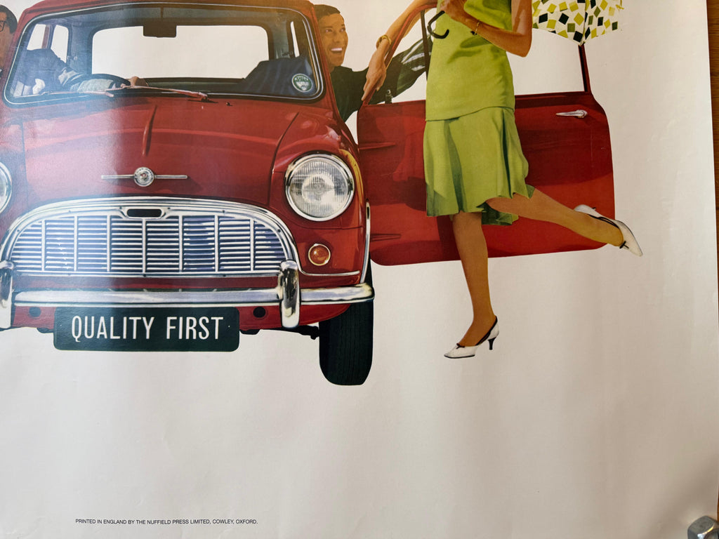 AUTO MORRIS 850 POSTER VINTAGE 70x50