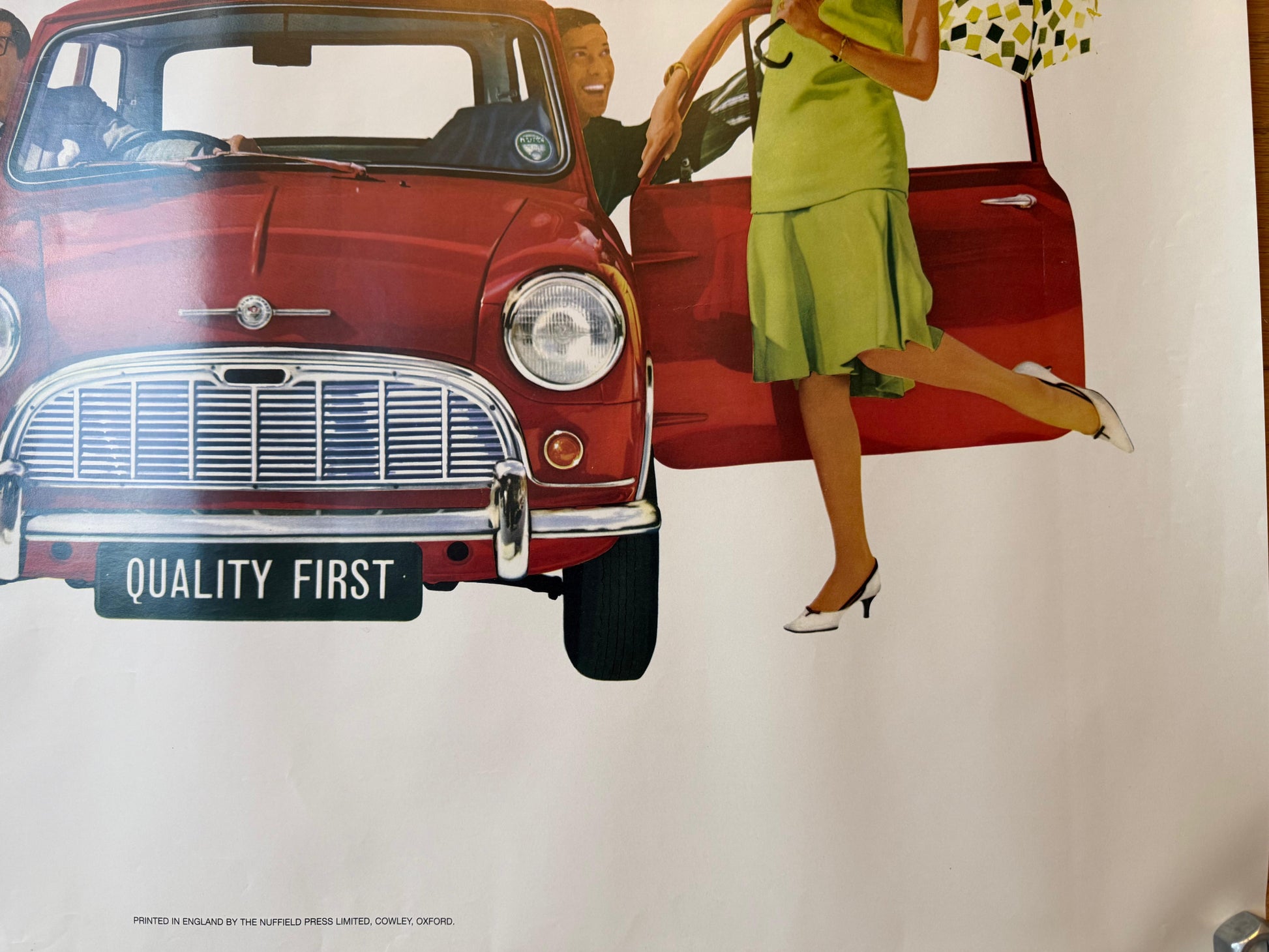 AUTO MORRIS 850 POSTER VINTAGE 70x50
