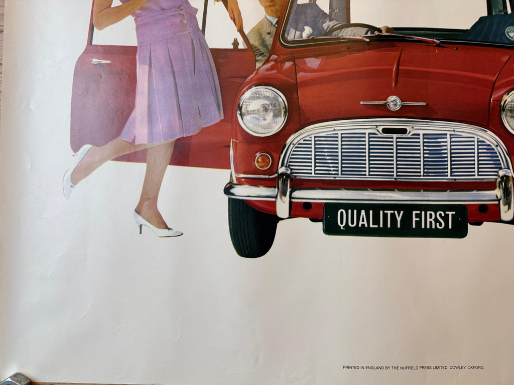 AUTO MORRIS 850 POSTER VINTAGE 70x50