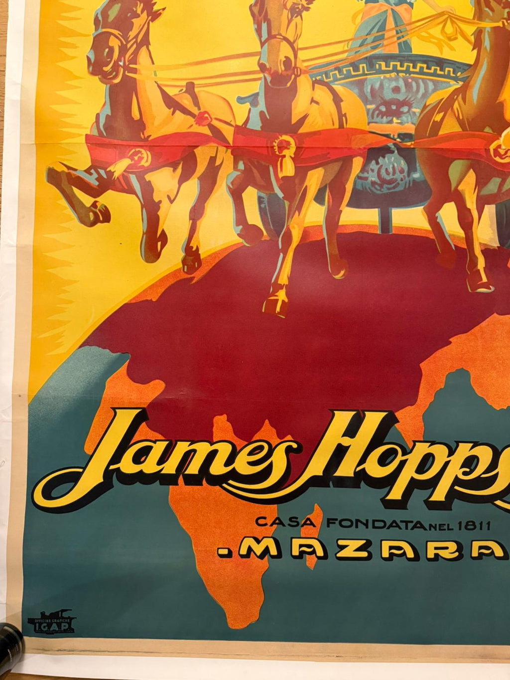 BAZZI MARIO MARSALA JOHN HOPPS POSTER LINEN BACKED 140x200