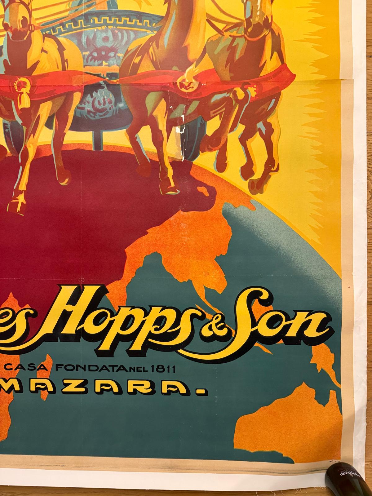 BAZZI MARIO MARSALA JOHN HOPPS POSTER VINTAGE 140x200