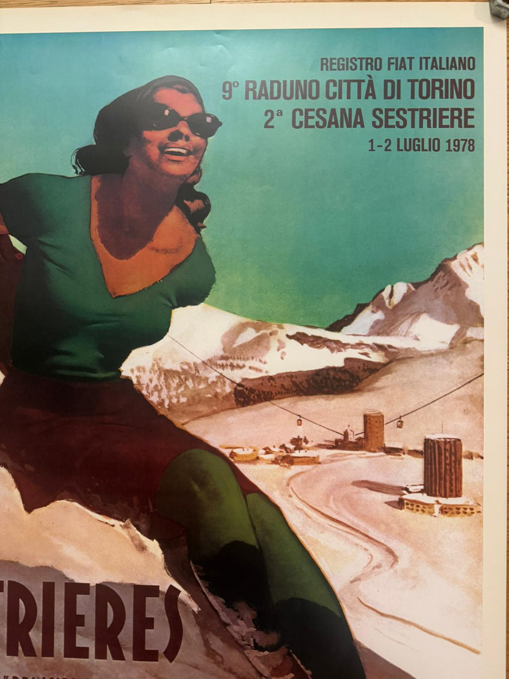 BOCCASILE GINO SESTRIERE 78 POSTER VINTAGE 70x100 OFFER