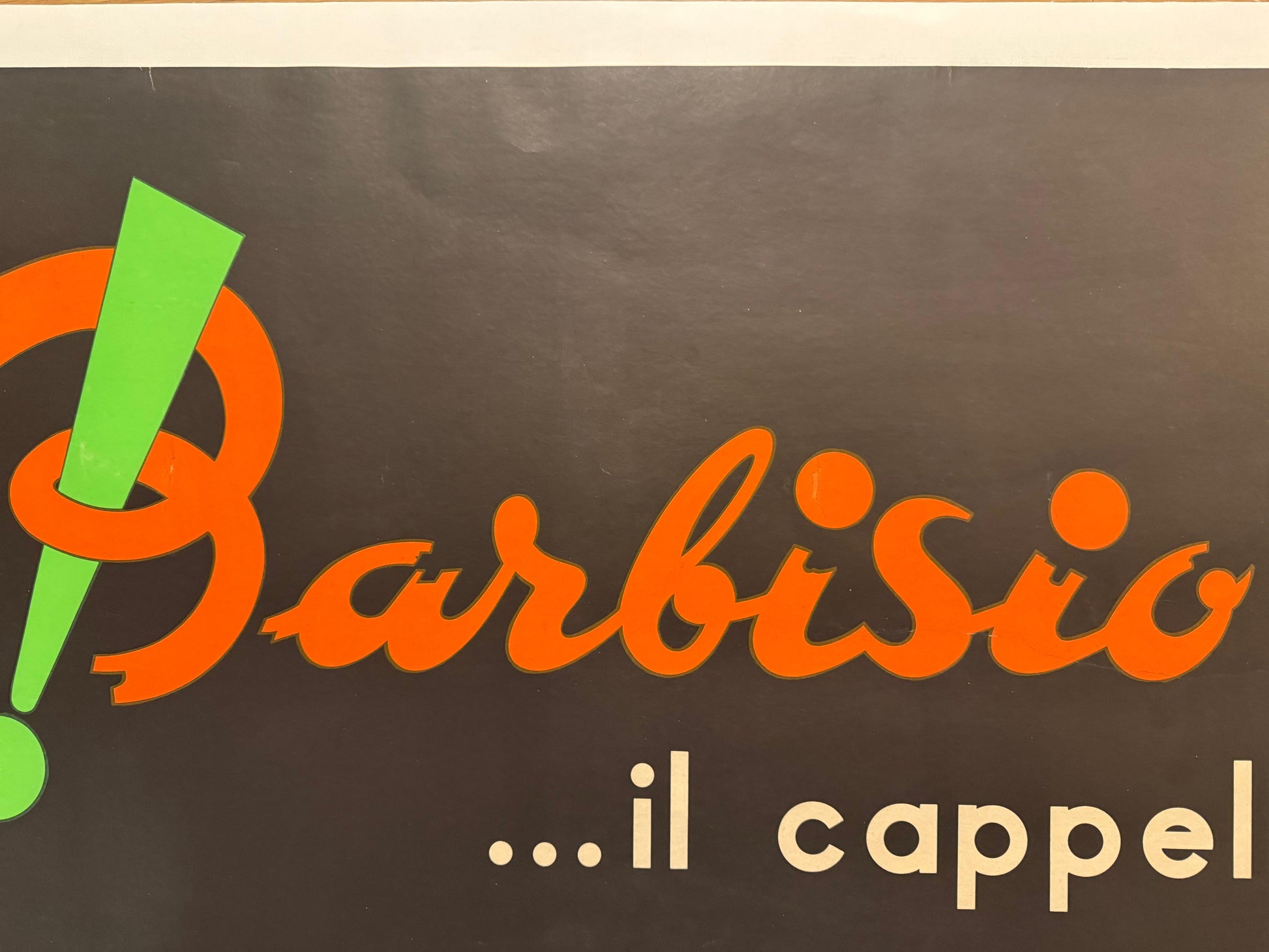 BRILLO BANNER BRILLO FLUO POSTER VINTAGE 100x70