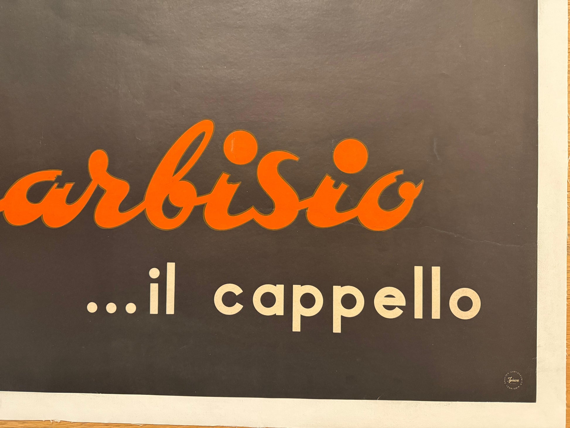 BRILLO BANNER BRILLO FLUO POSTER VINTAGE 100x70