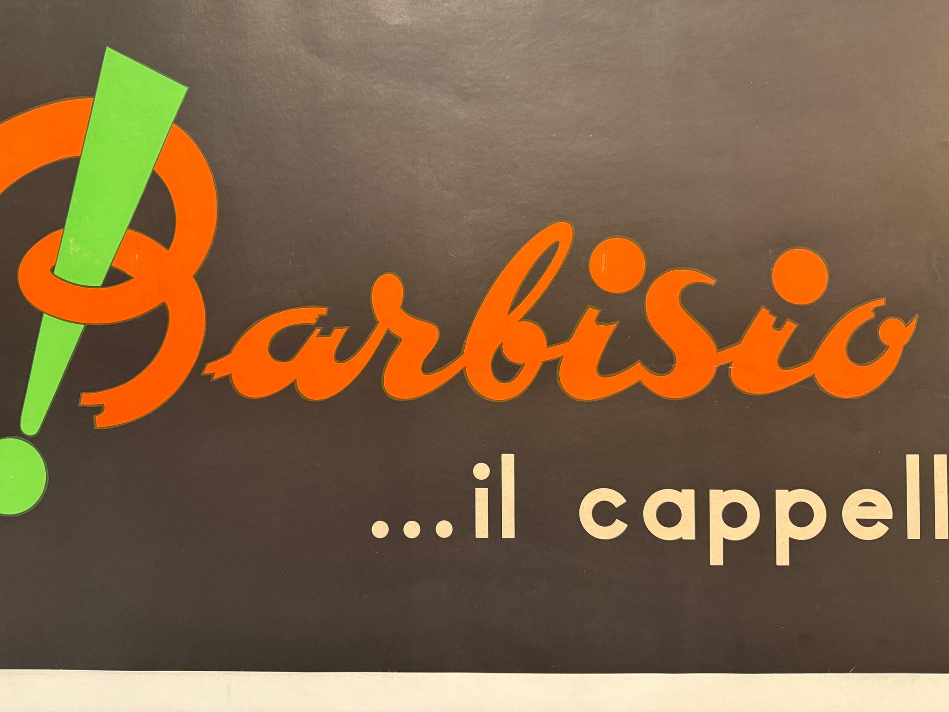 BRILLO BANNER BRILLO FLUO POSTER VINTAGE 100x70