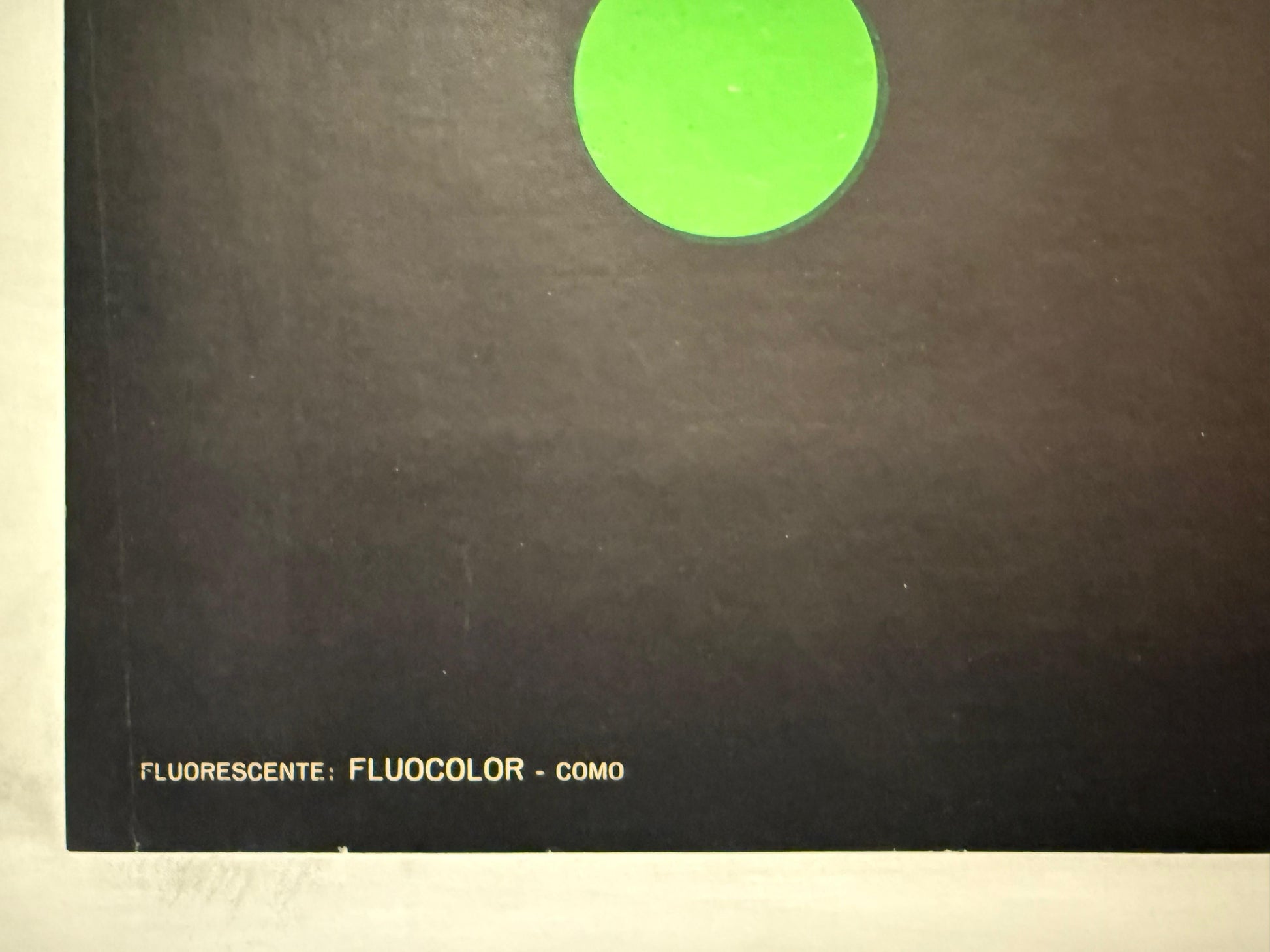 BRILLO BANNER BRILLO FLUO POSTER VINTAGE 100x70