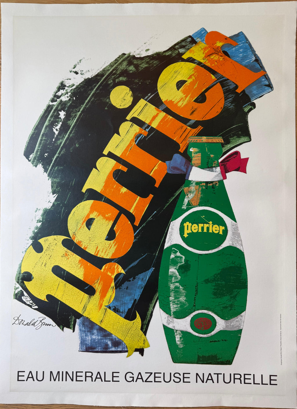 BRUN DONALD PERRIER POSTER LINEN BACKED 89x127