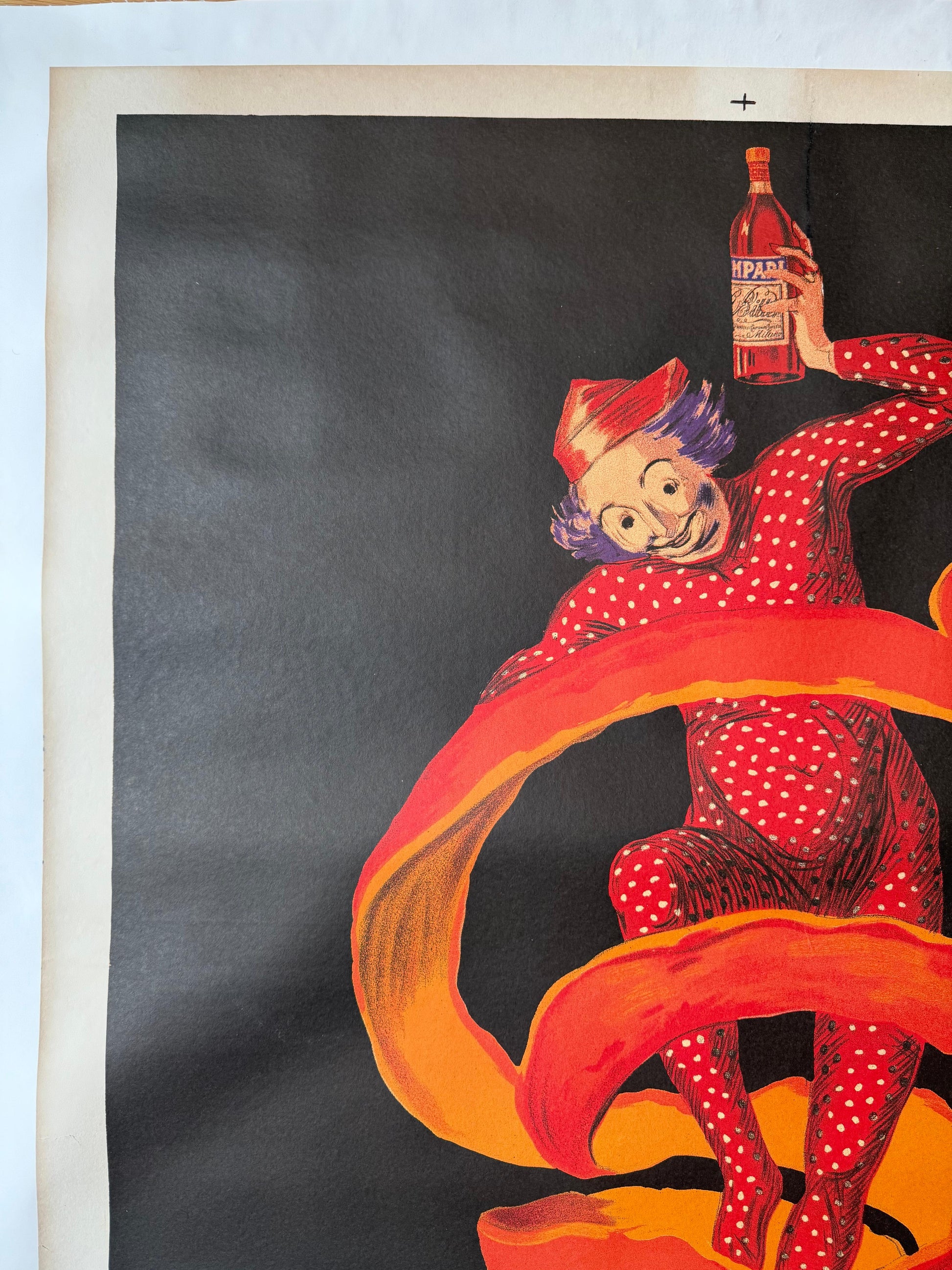 CAPPIELLO LEONETTO CAMPARI SPIRITELLO POSTER VINTAGE 100x140