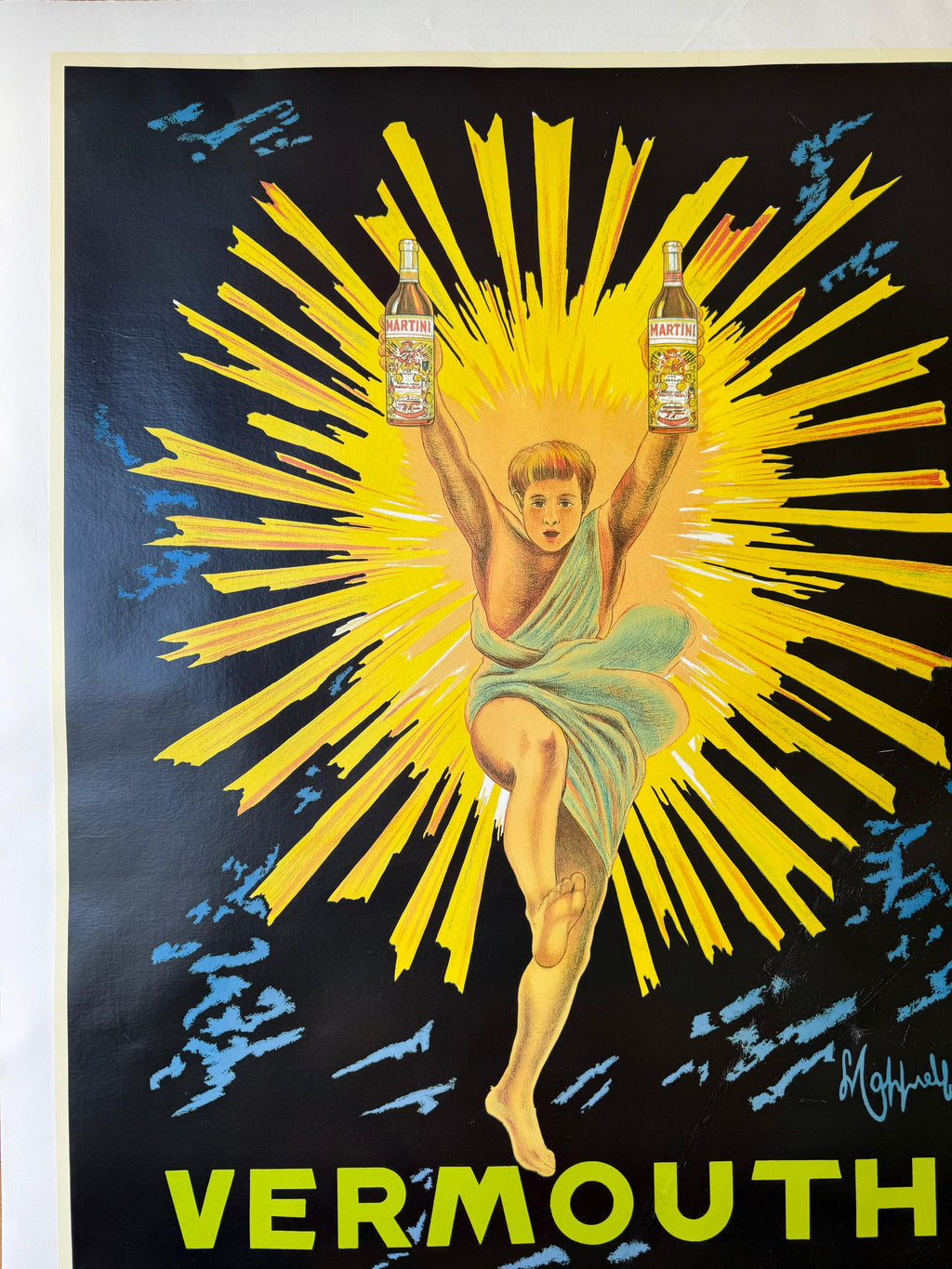 CAPPIELLO LEONETTO VERMOUTH MARTINI (BAMBINO) POSTER VINTAGE 70x100