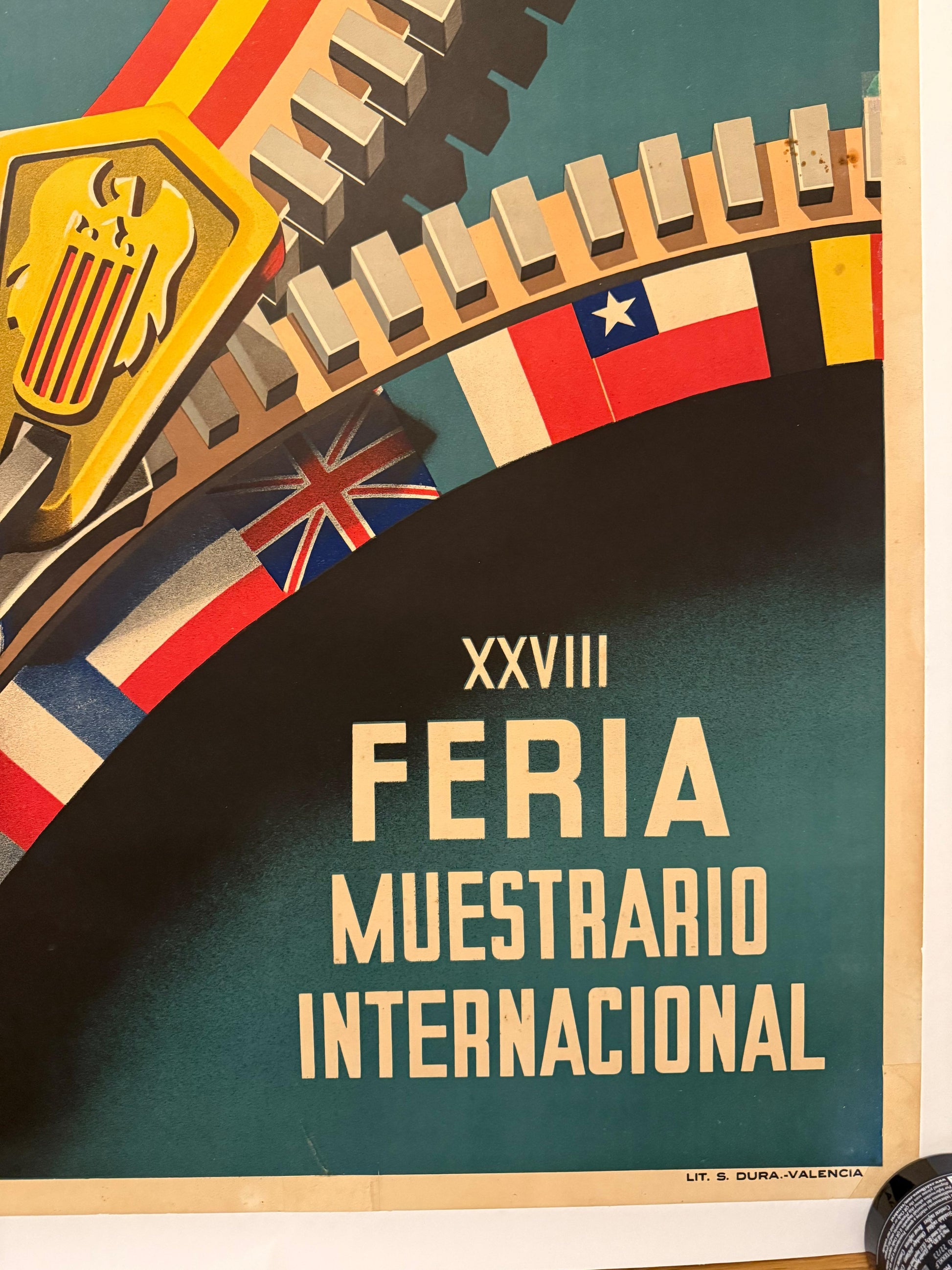 CONTRERAS D FIERA CAMPIONARIO VALENCIA POSTER VINTAGE 70x100