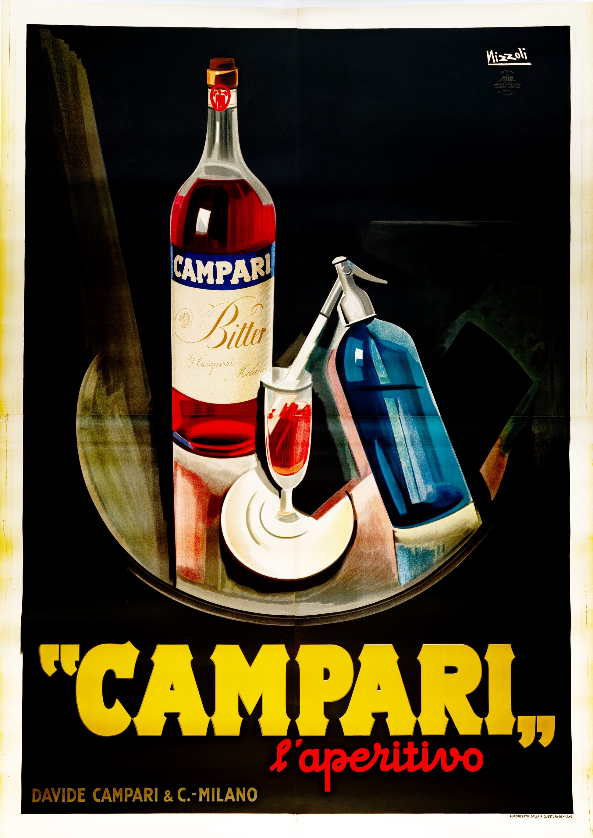 Marcello Nizzoli : Campari aperitivo 1926