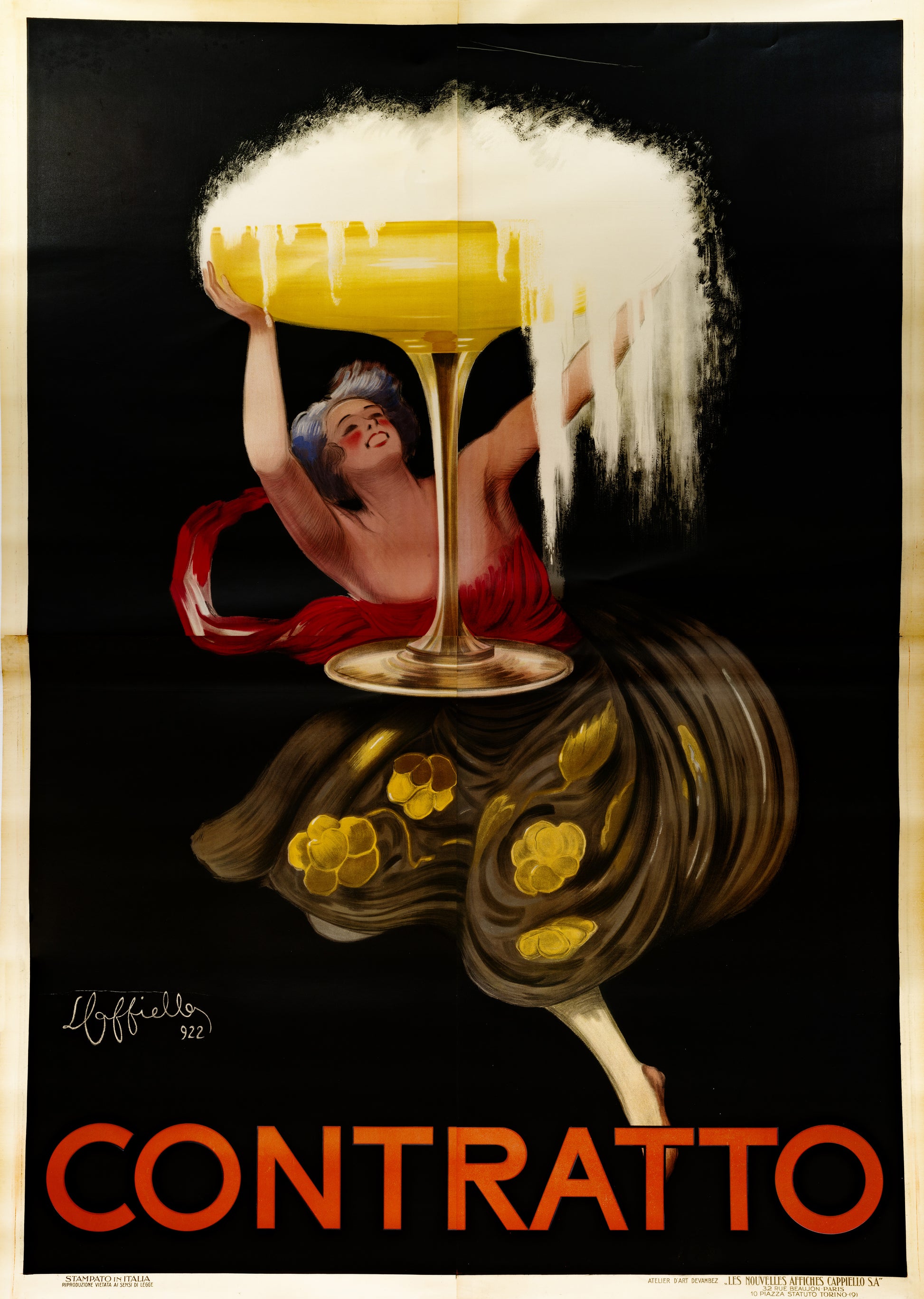 Leonetto Cappiello : Contratto 1921