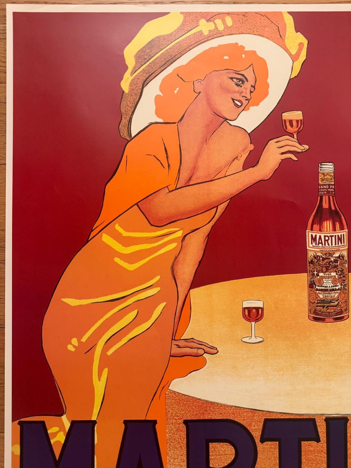 DUDOVICH MARCELLO  MARTINI ROSSO POSTER VINTAGE 70x100 OFFER