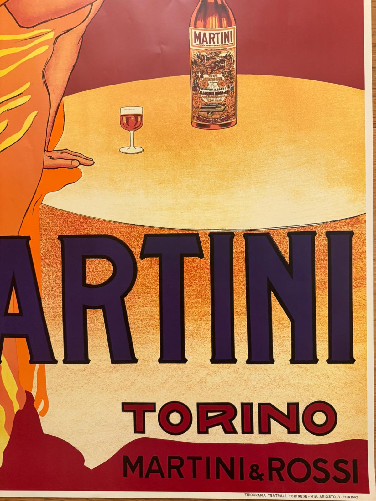 DUDOVICH MARCELLO  MARTINI ROSSO POSTER VINTAGE 70x100 OFFER