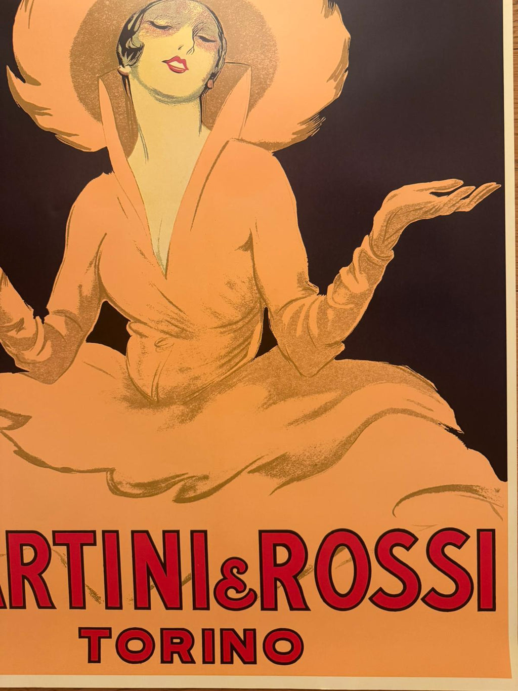 DUDOVICH MARCELLO VERMOUTH MARTINI BIANCO POSTER VINTAGE 70x100