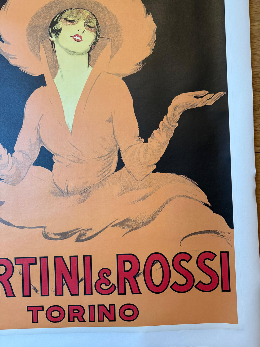 DUDOVICH MARCELLO VERMOUTH MARTINI BIANCO POSTER VINTAGE 70x100