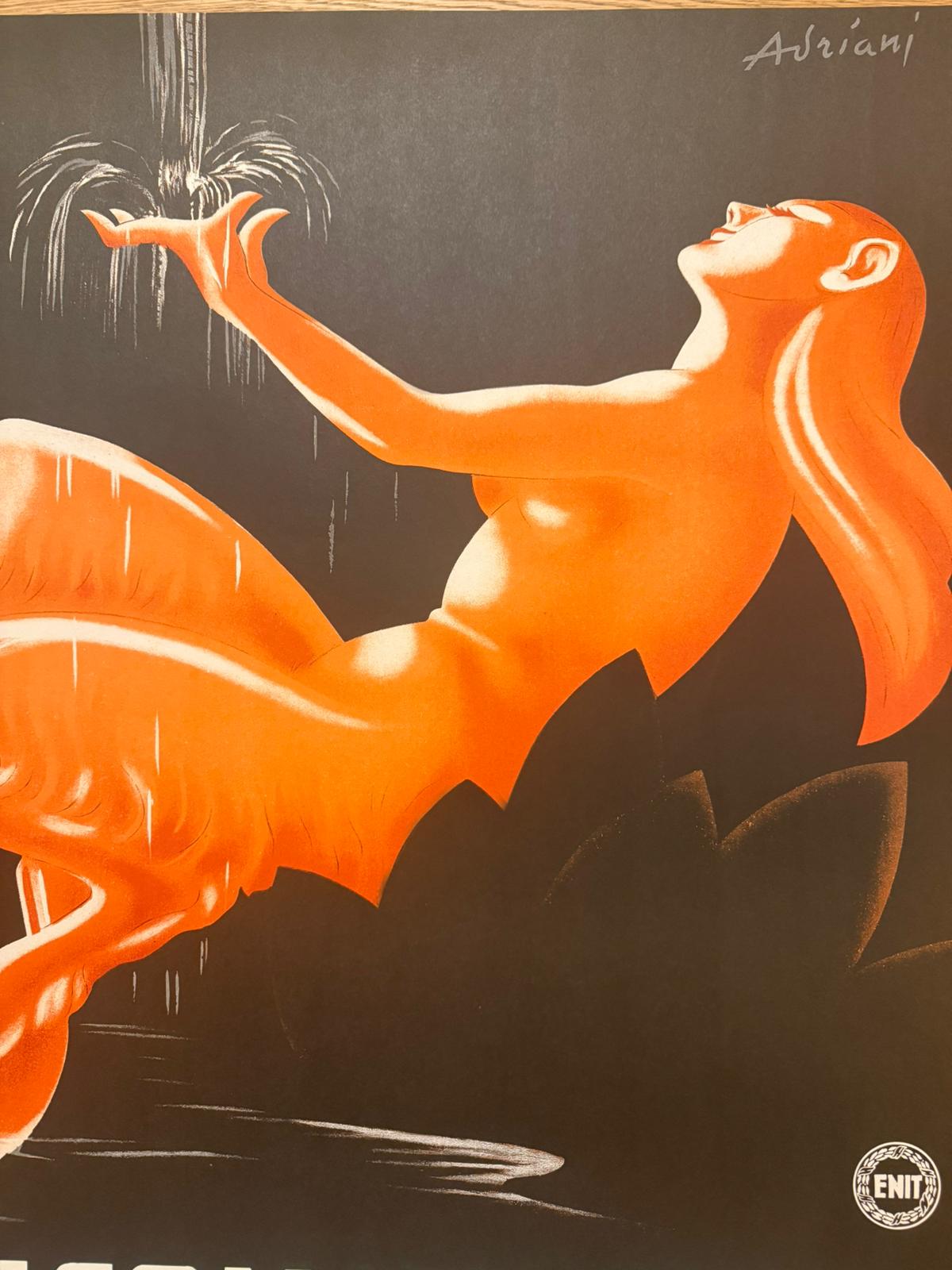 ADRIANI EMIDIO SALSOMAGGIORE POSTER VINTAGE 66x97 OFFER