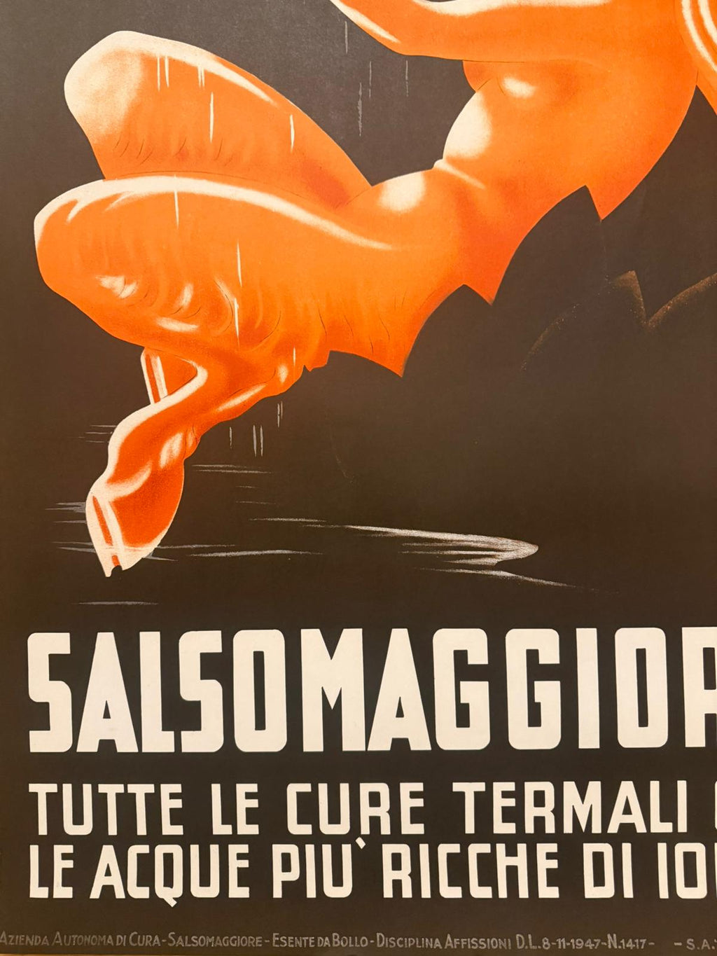 ADRIANI EMIDIO SALSOMAGGIORE POSTER VINTAGE 66x97 OFFER