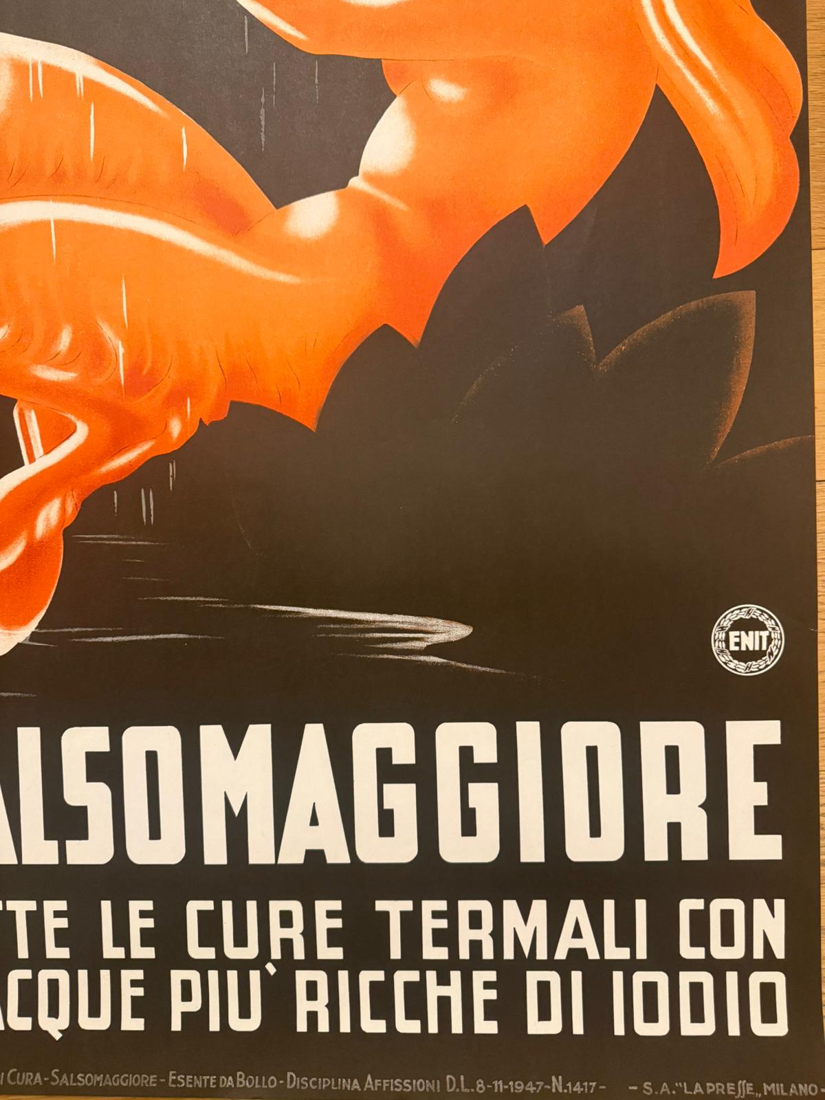 ADRIANI EMIDIO SALSOMAGGIORE POSTER VINTAGE 66x97 OFFER