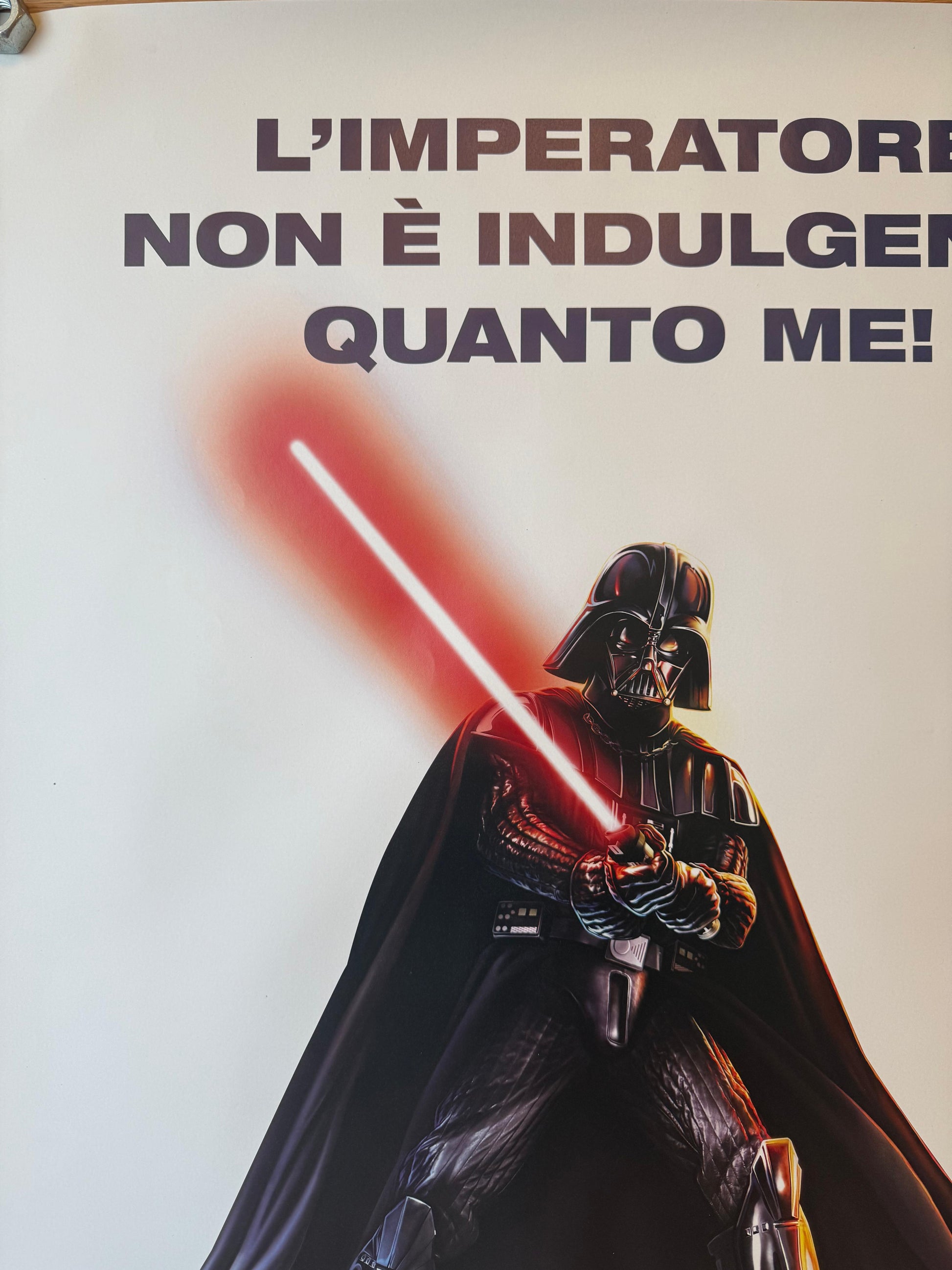 ESSELUNGA DARTH VADER POSTER VINTAGE 50x70