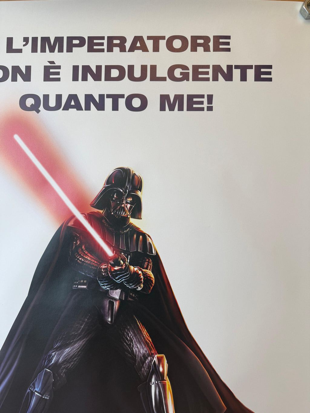 ESSELUNGA DARTH VADER POSTER VINTAGE 50x70