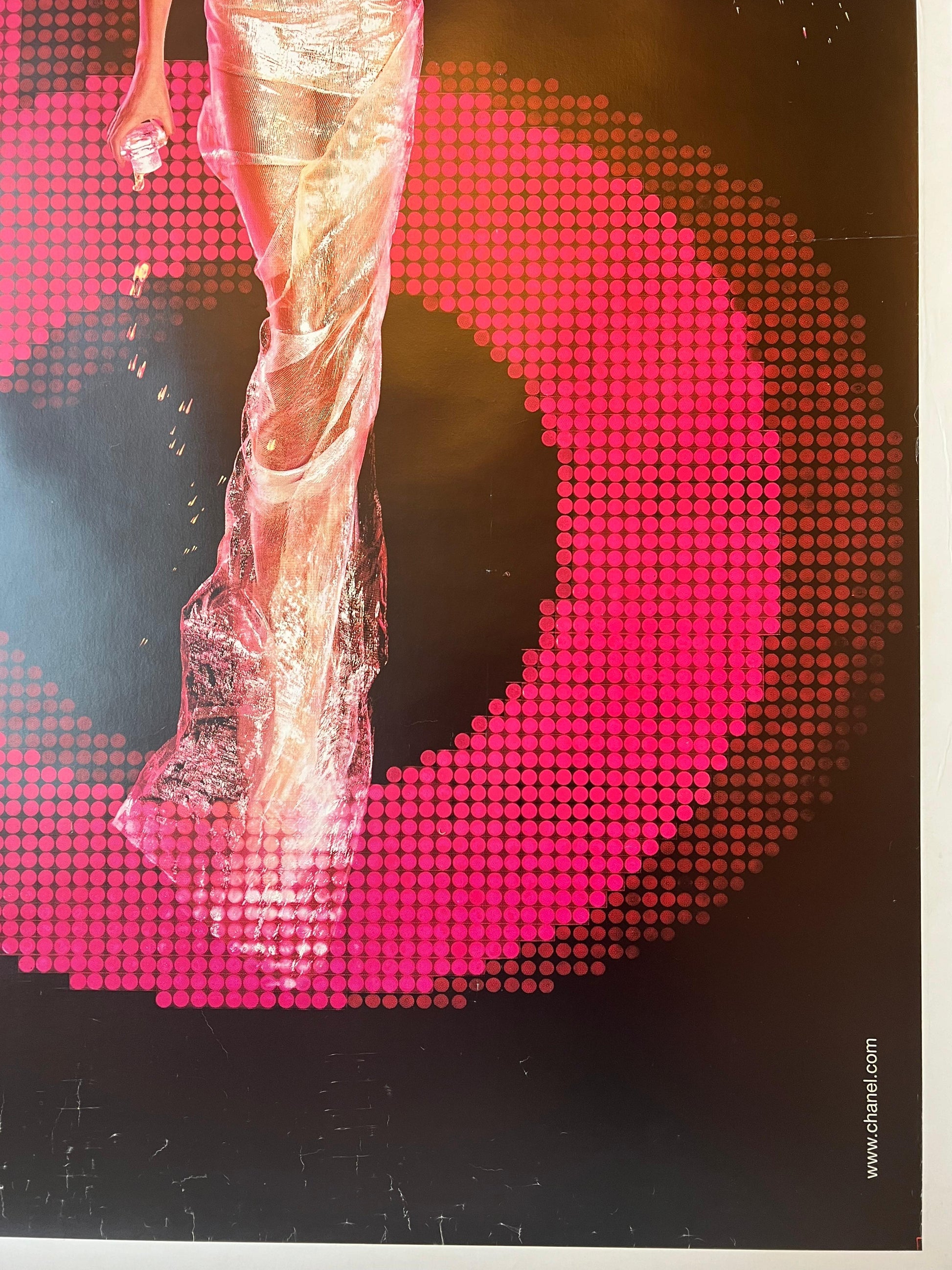 GOUDE JEAN CHANEL 5 ROSA POSTER VINTAGE 118x175