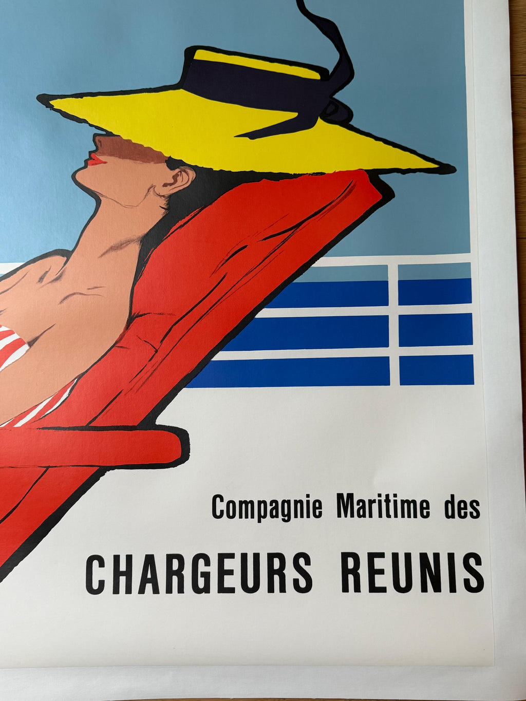 GRUAU RENE RELAX POSTER VINTAGE 62x98