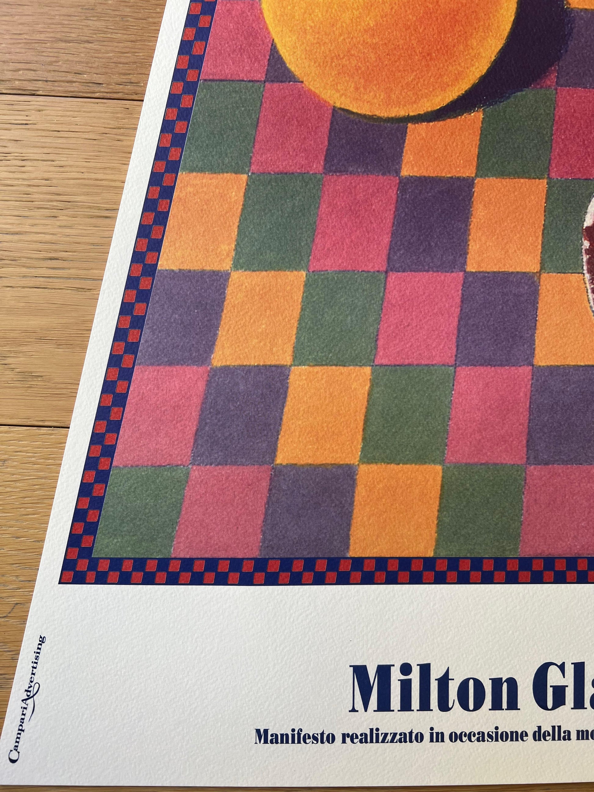 Milton Glaser : Campari "trapezio"