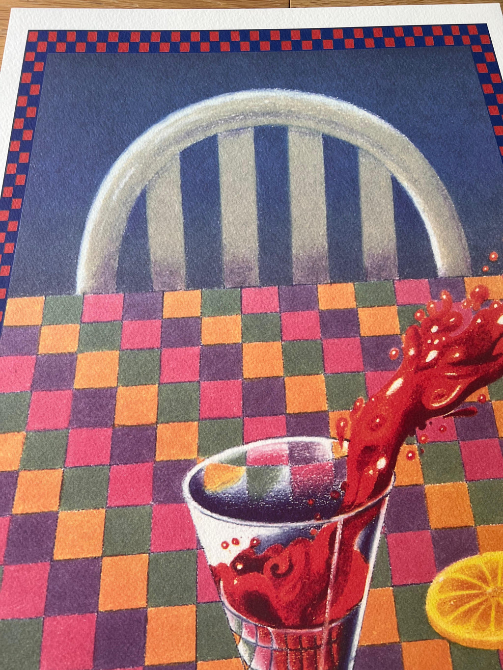 Milton Glaser : Campari "trapezio"