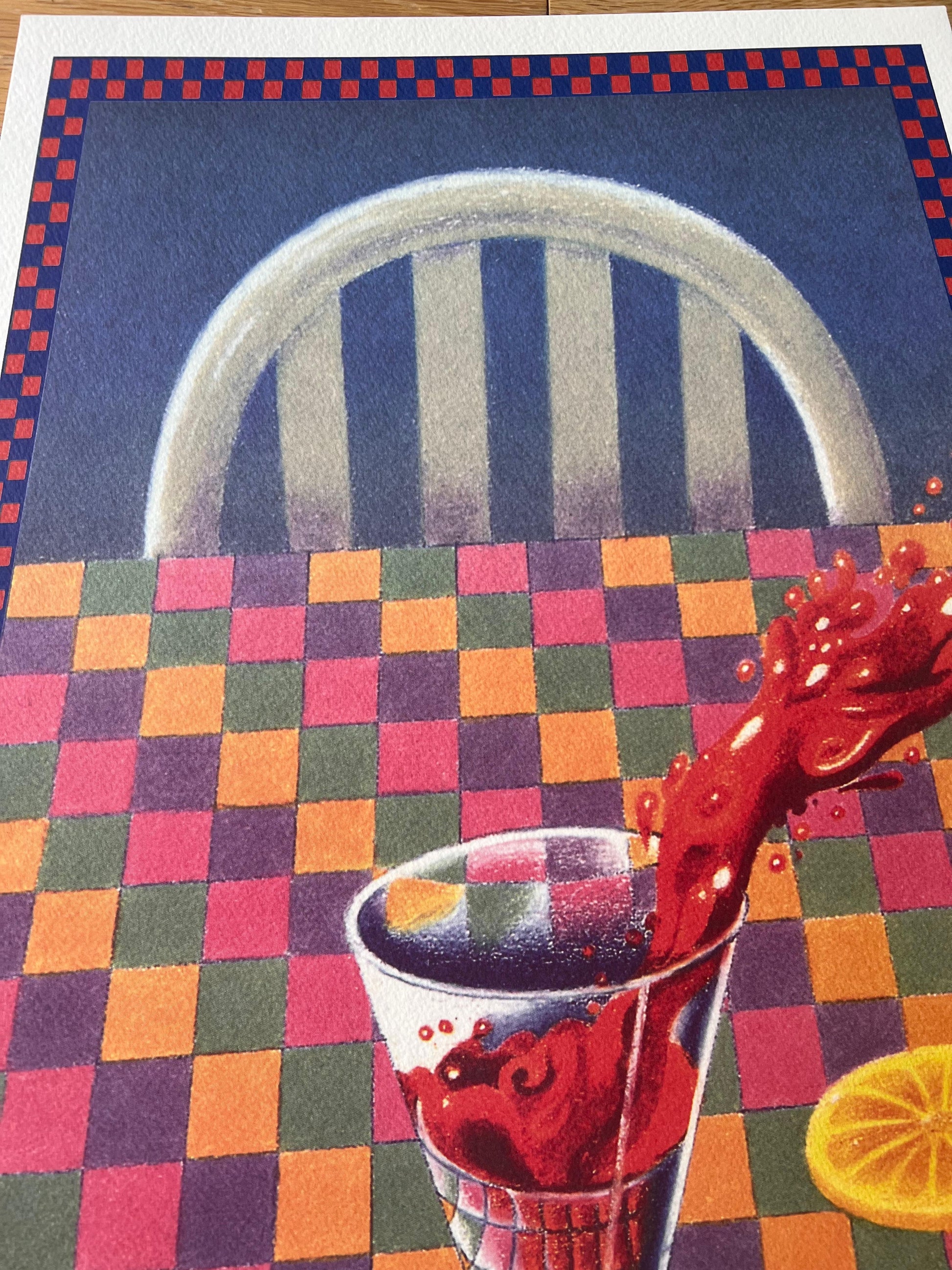 Milton Glaser : Campari "trapezio"