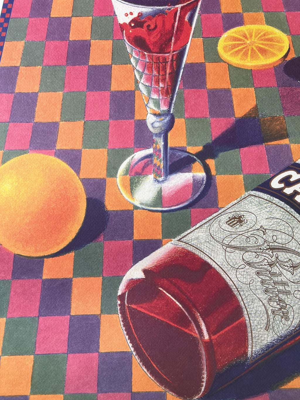 Milton Glaser : Campari "trapezio"