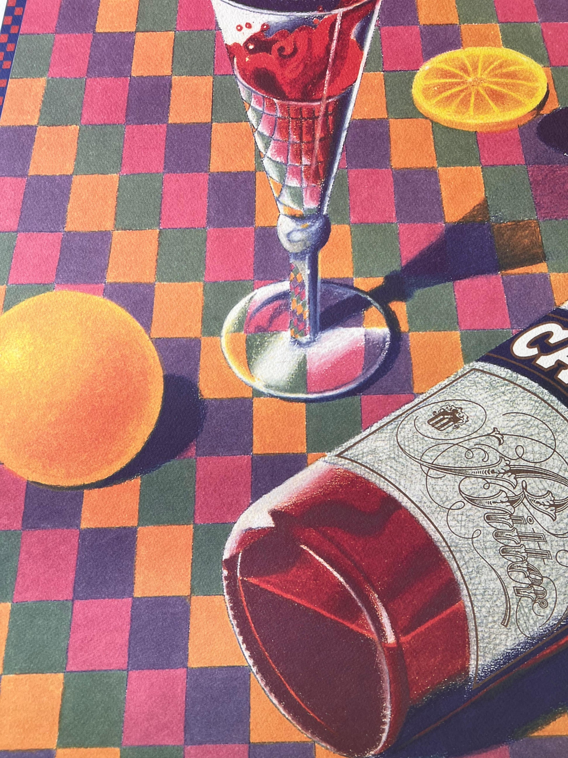 Milton Glaser : Campari "trapezio"