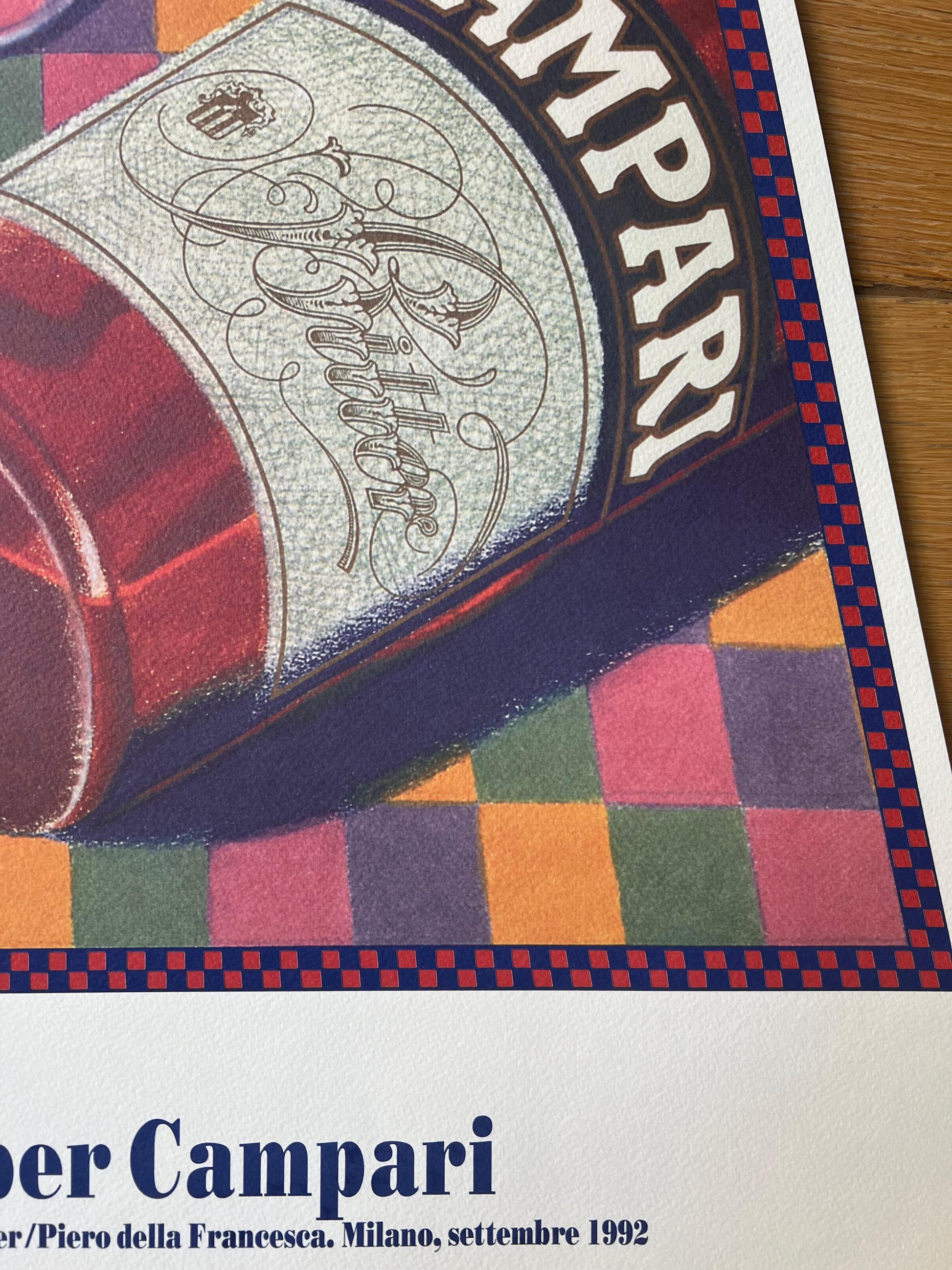 Milton Glaser : Campari "trapezio"