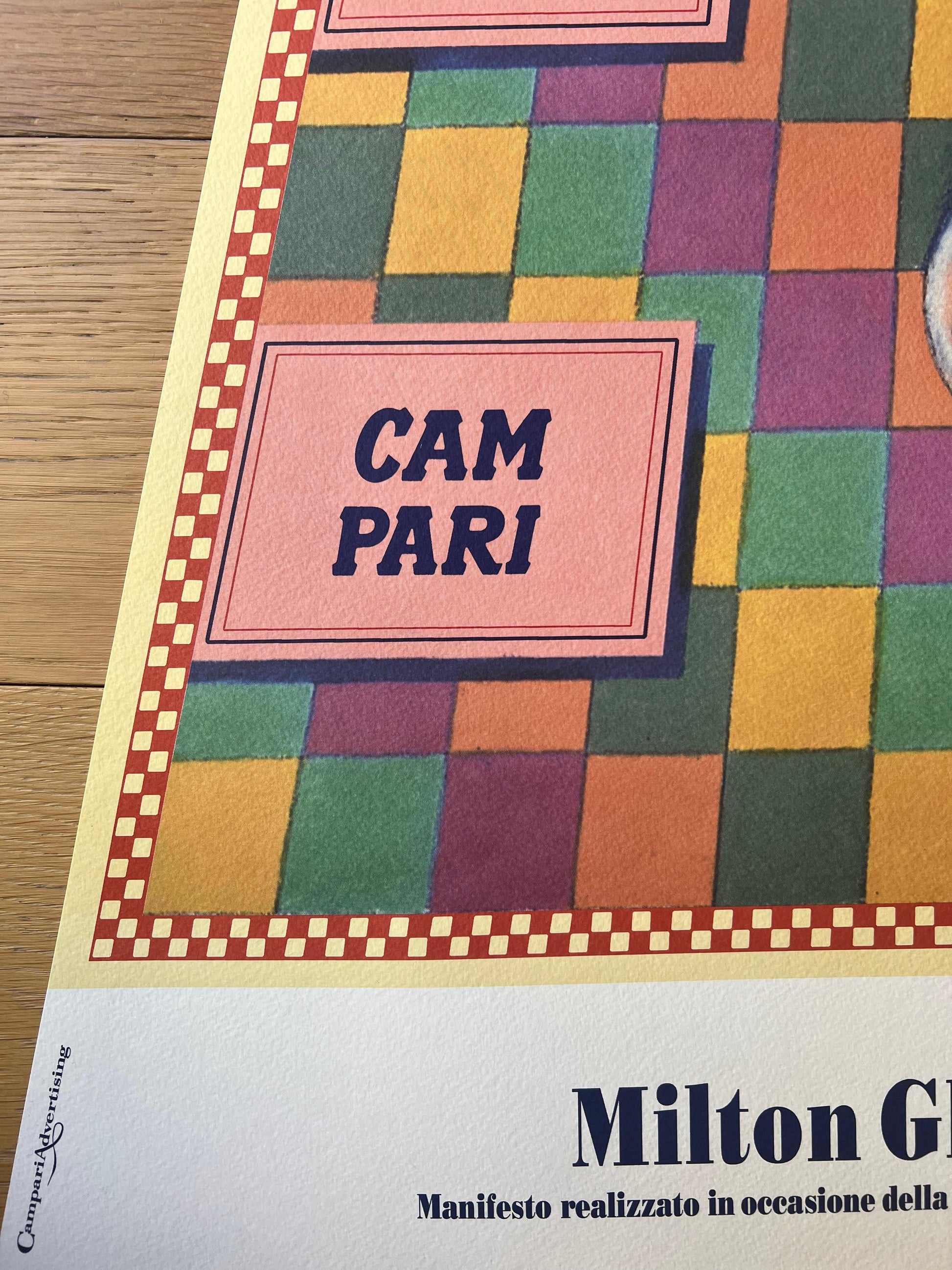 Milton Glaser : Campari "trapezio"