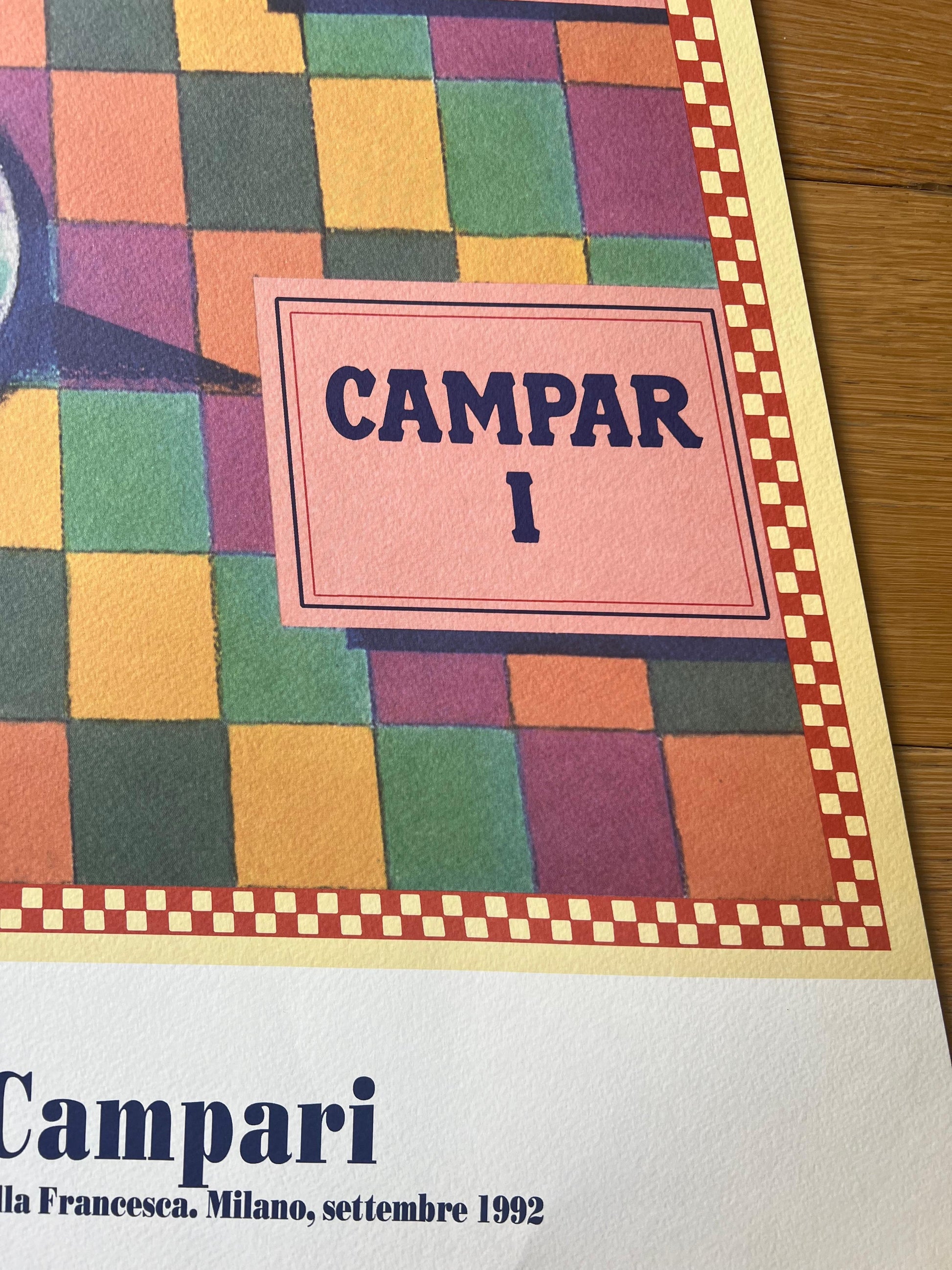 Milton Glaser : Campari "trapezio"