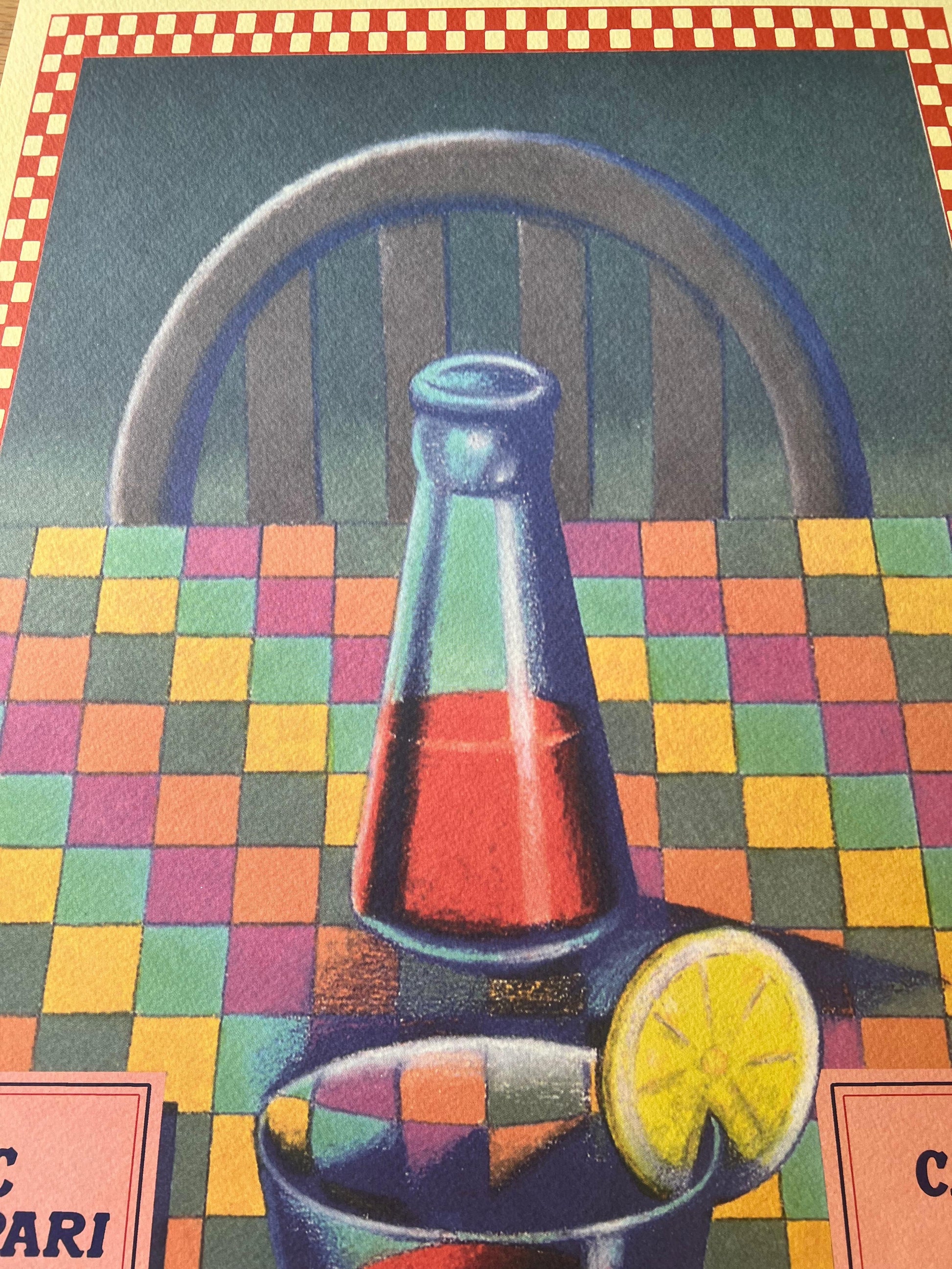Milton Glaser : Campari "trapezio"