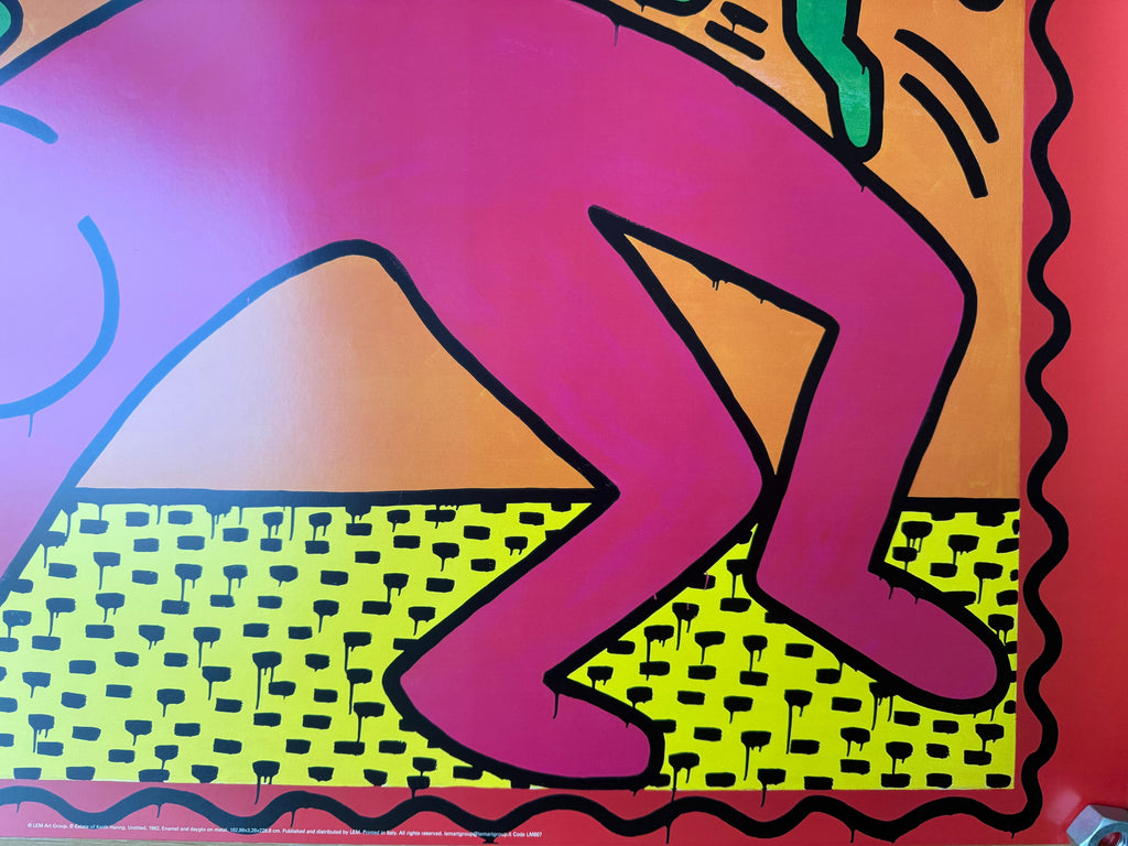 HARING KEITH UNTITLED 1982 (CA 2000) POSTER VINTAGE 80x60