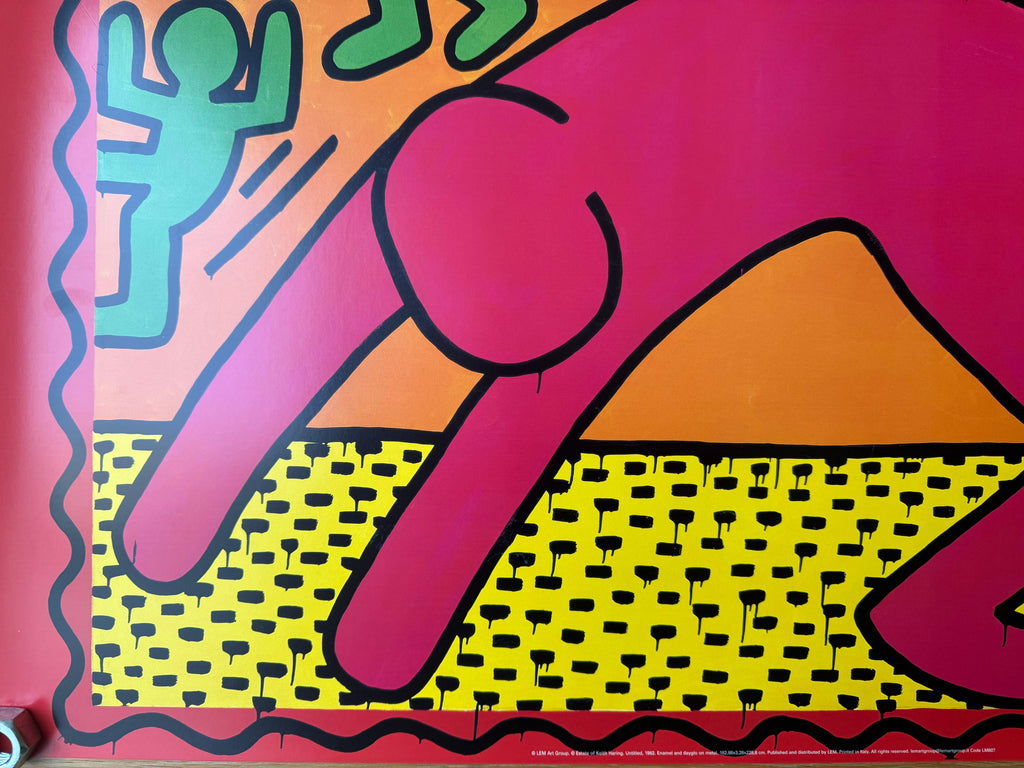 HARING KEITH UNTITLED 1982 (CA 2000) POSTER VINTAGE 80x60