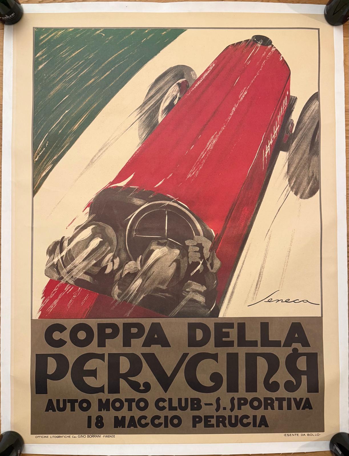 PERUGINA COPPA PERUGINA POSTER VINTAGE 100x140